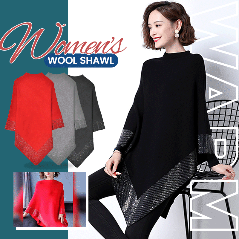 🔥Promotion 49% OFF💕Shiny Women's Fashion Shawl🚛BUY 2 FREE SHIPPING