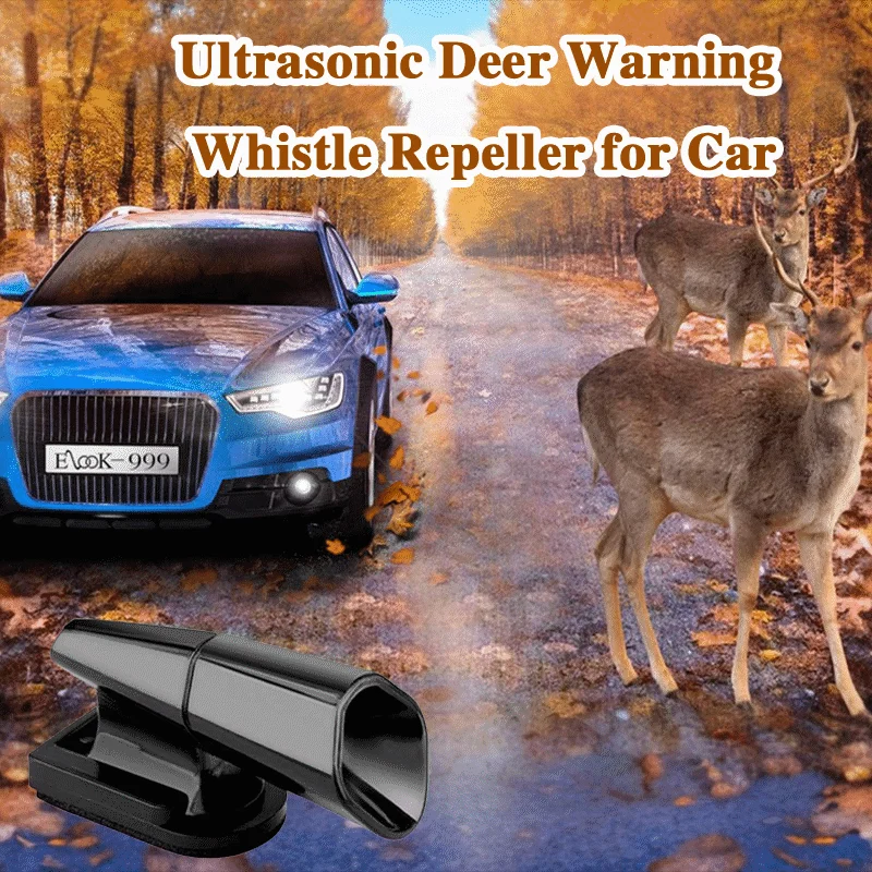 🔥 Ultrasonic Deer Warning Whistle Repeller for Car