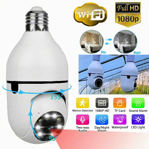 🔥 47% OFF🔥Wireless Wifi Light Bulb Camera Security Camera