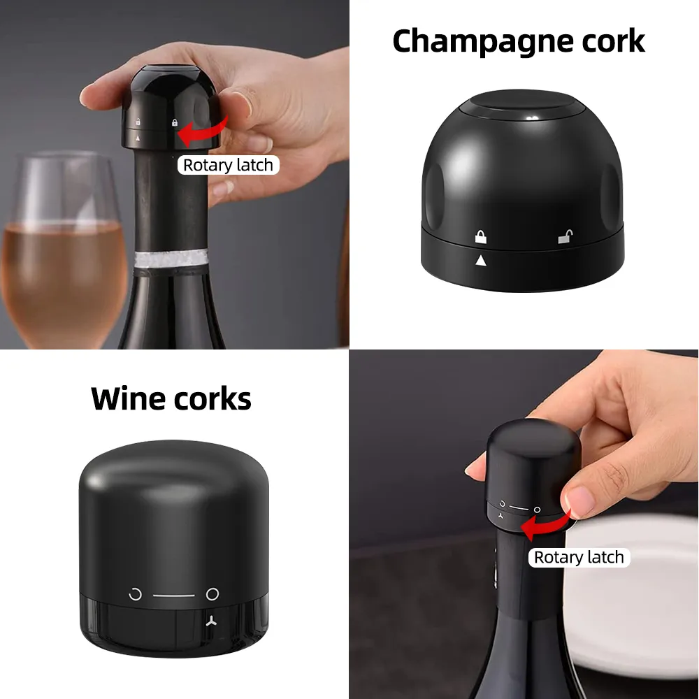 -49off🍾Vacuum Red Wine Bottle Cap Stopper