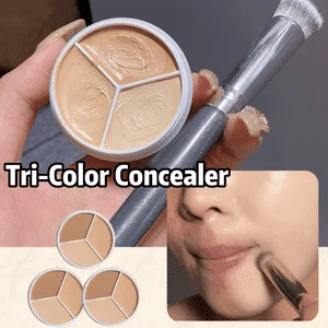🔥 48% OFF-Tri-Color Concealer Palette Of Covers Acne Marks Dark Circles