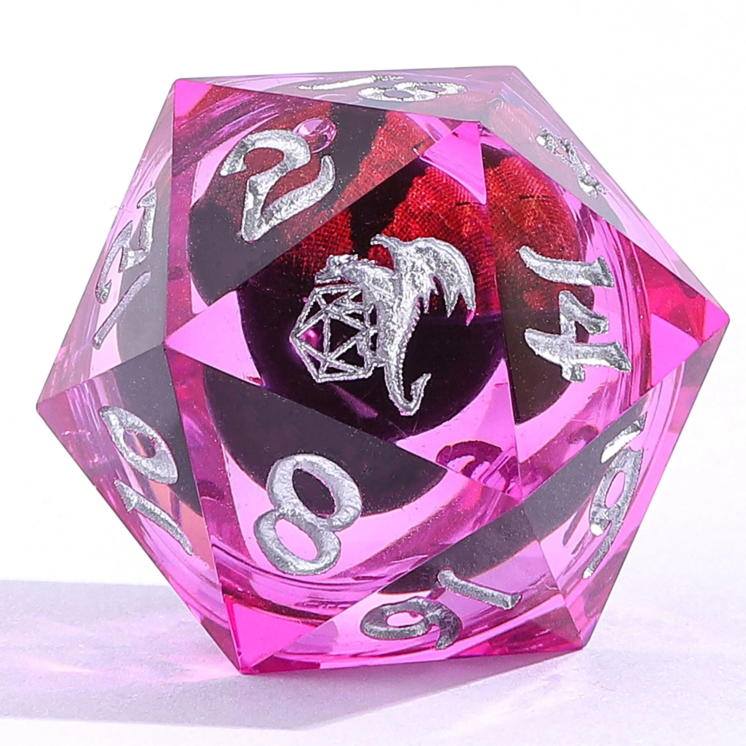 Captured Magic Hand Sanded Sharp Edge Resin - Beholder's Gaze Pink