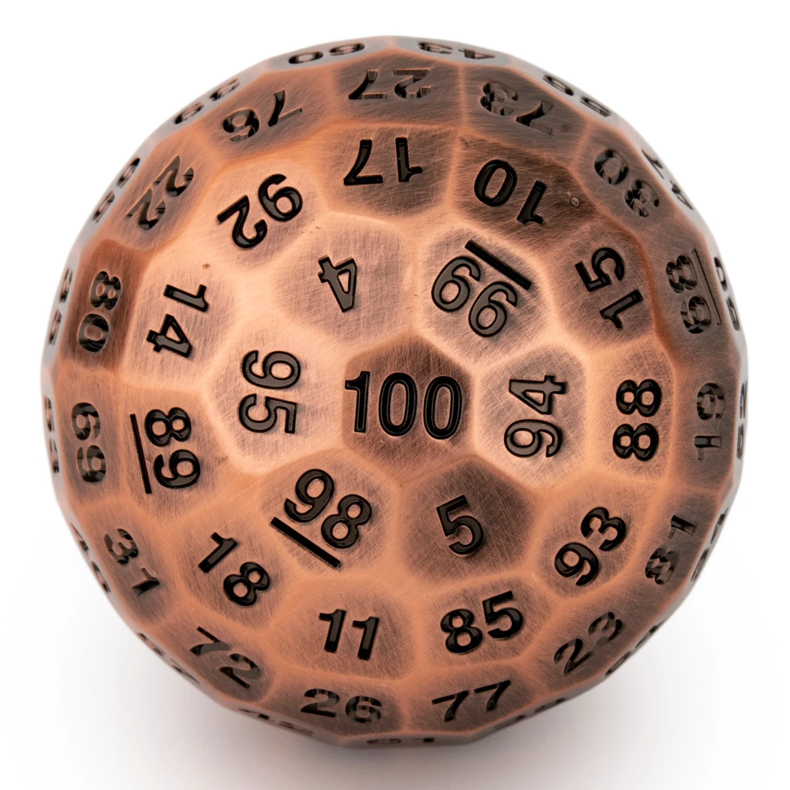 Titan's Fist Metal D100 Dice - Ancient Copper
