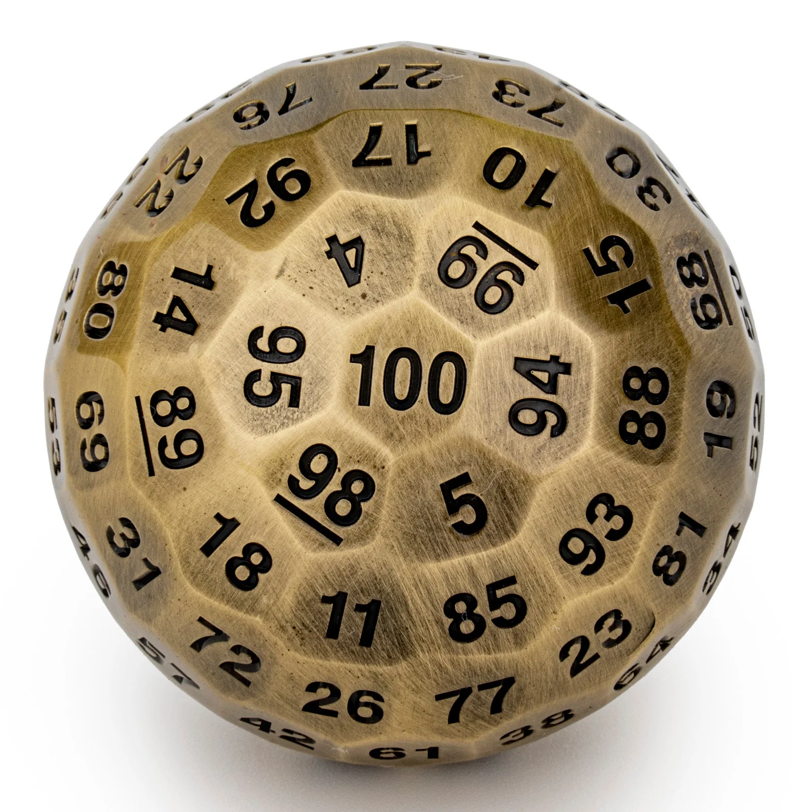 Titan's Fist Metal D100 Dice - Ancient Bronze