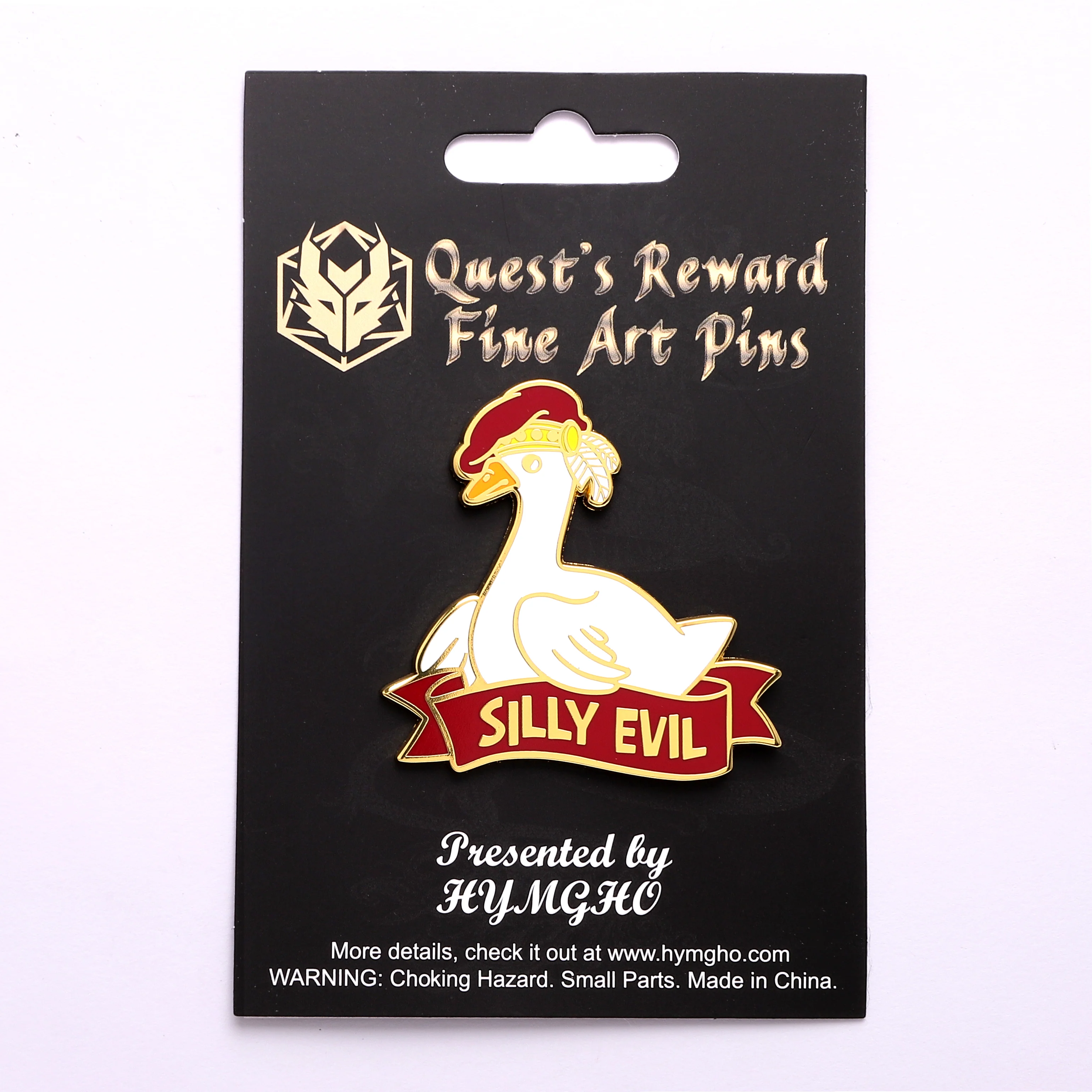 Alternative Alignments Enamel Pin - Silly Evil Goose