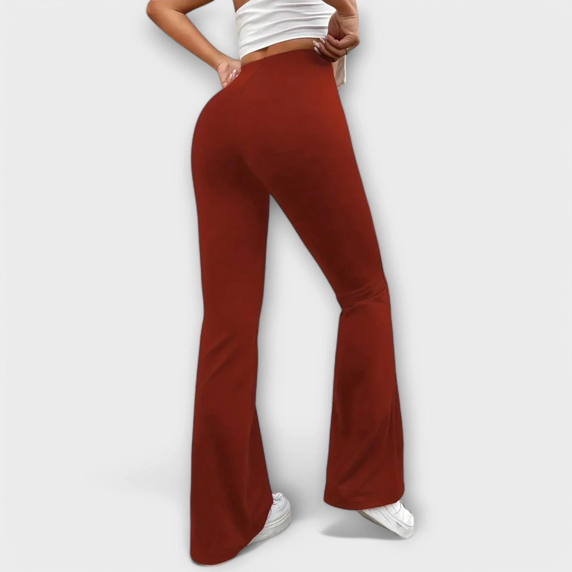 Serena – Relaxed Pants with Flared Legs