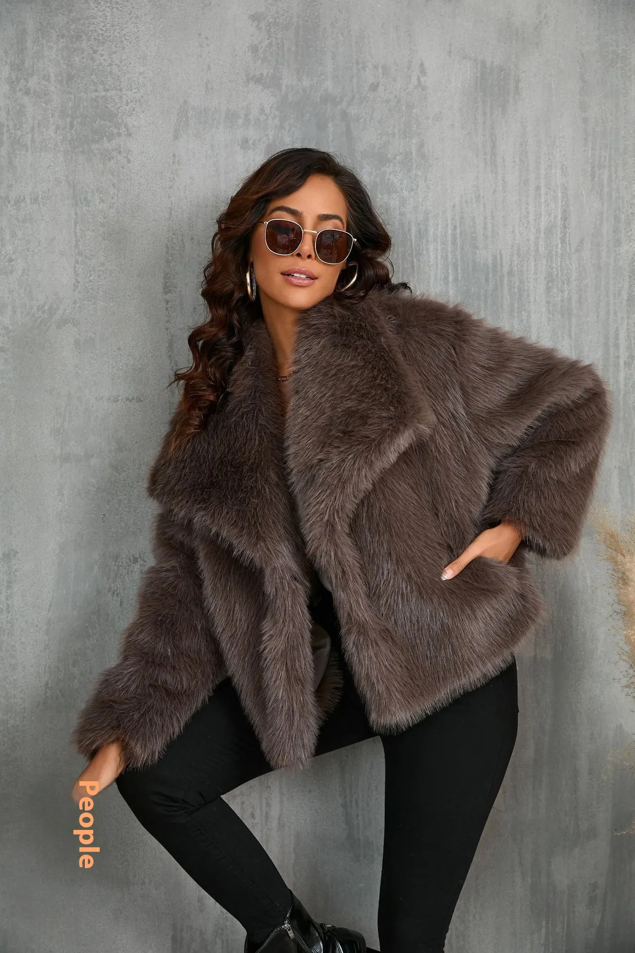 Elegance Plush Coat