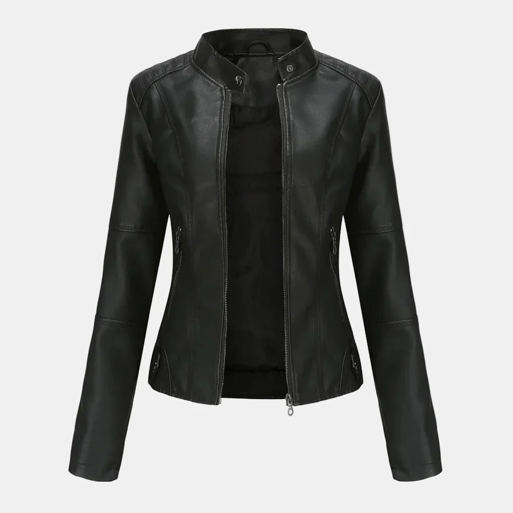 Victoria | Trendy Leather Jacket