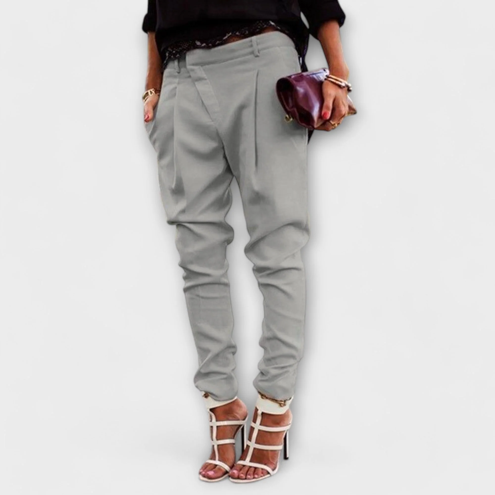 Mira – Elegant High-Waisted Pants