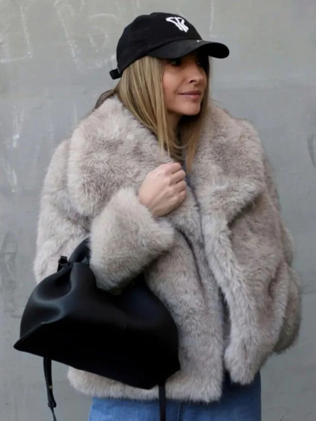 Elegance Plush Coat
