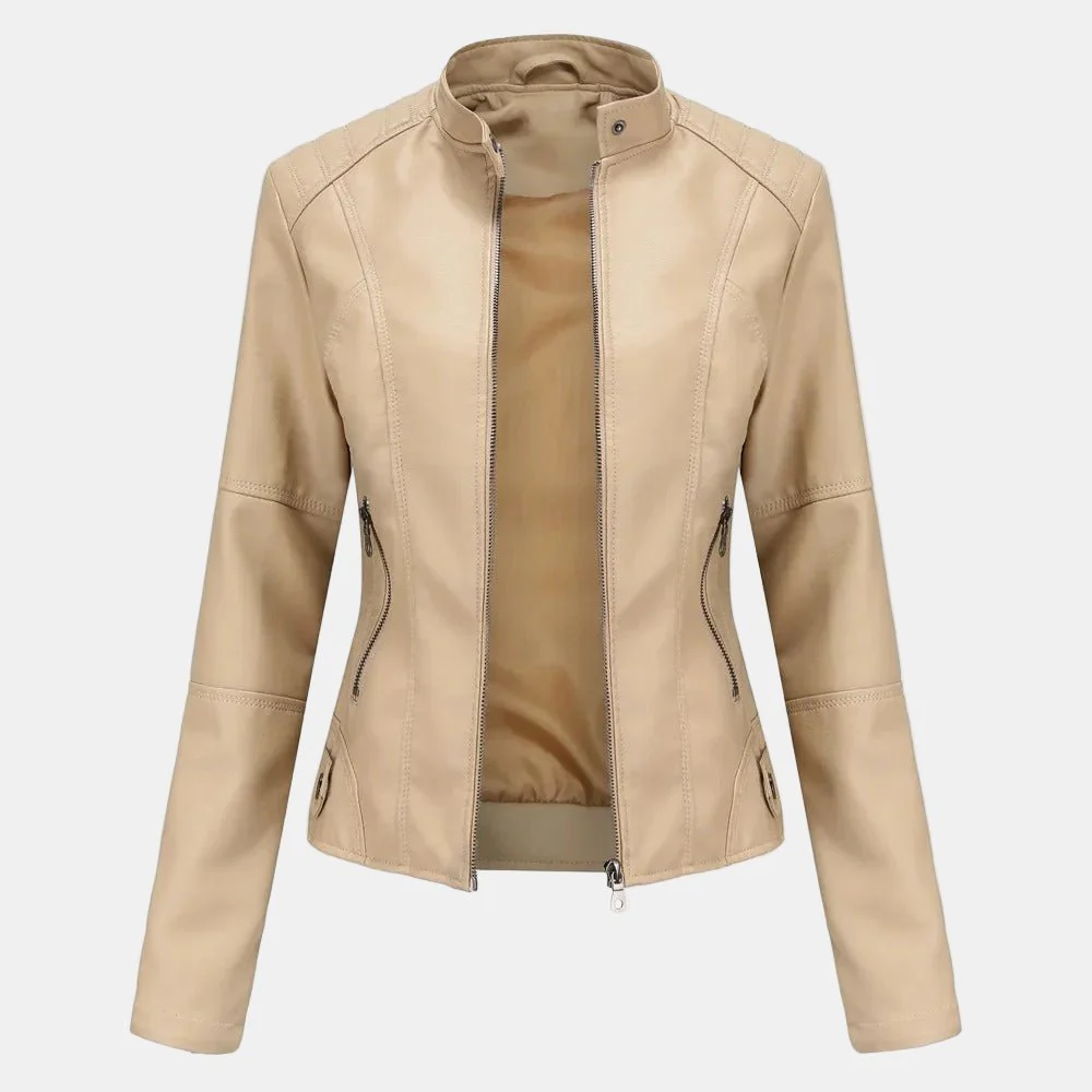 Victoria | Trendy Leather Jacket