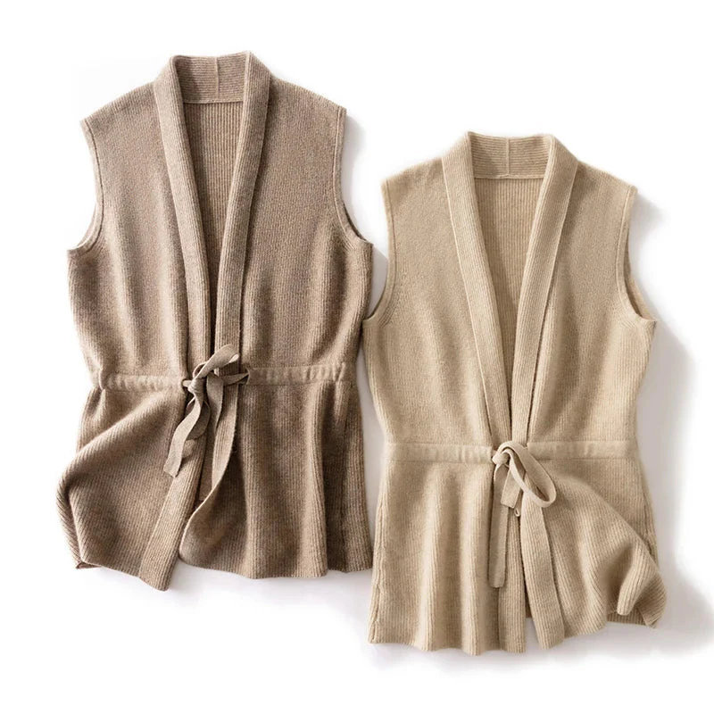 Cashmere | Tie Vest