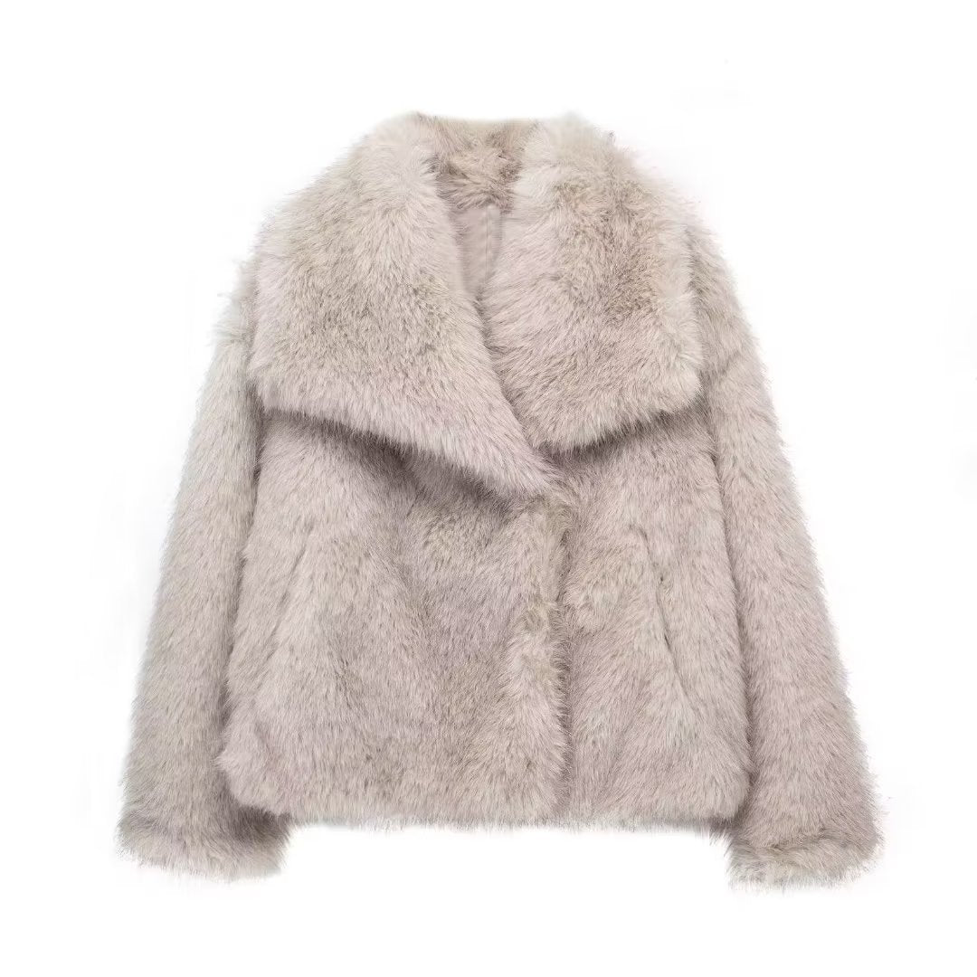 Elegance Plush Coat