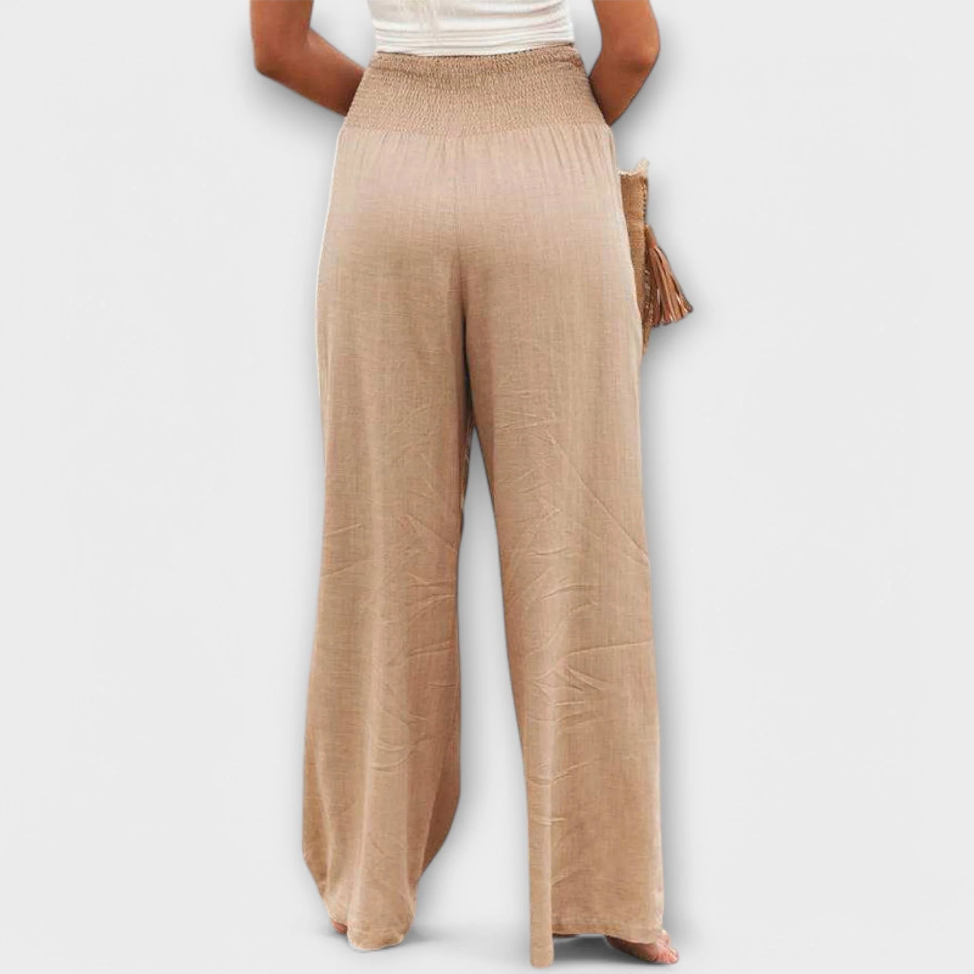 Reina – Tropical Pants in Relaxed Style