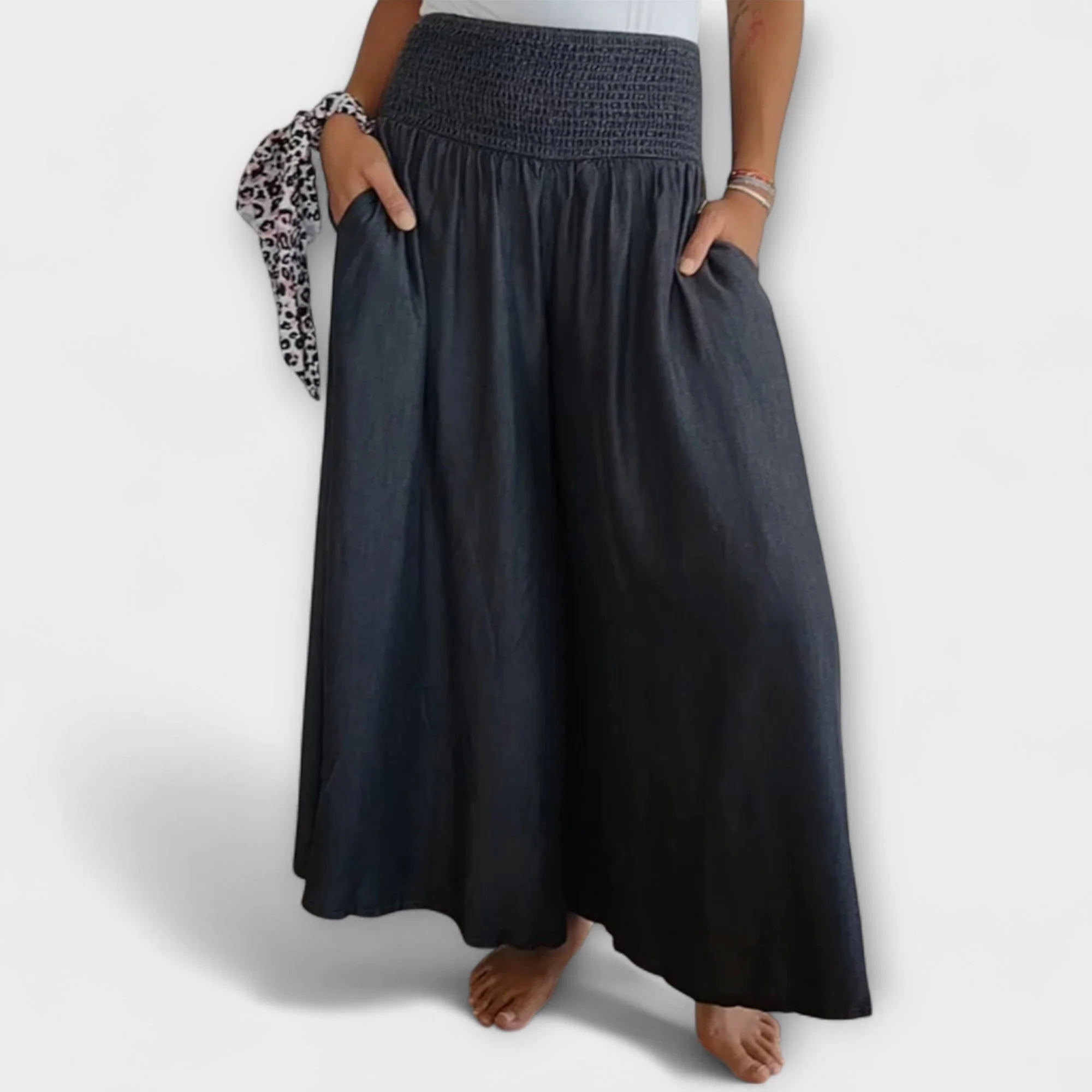 Mira - Pants with Elastic Waistband