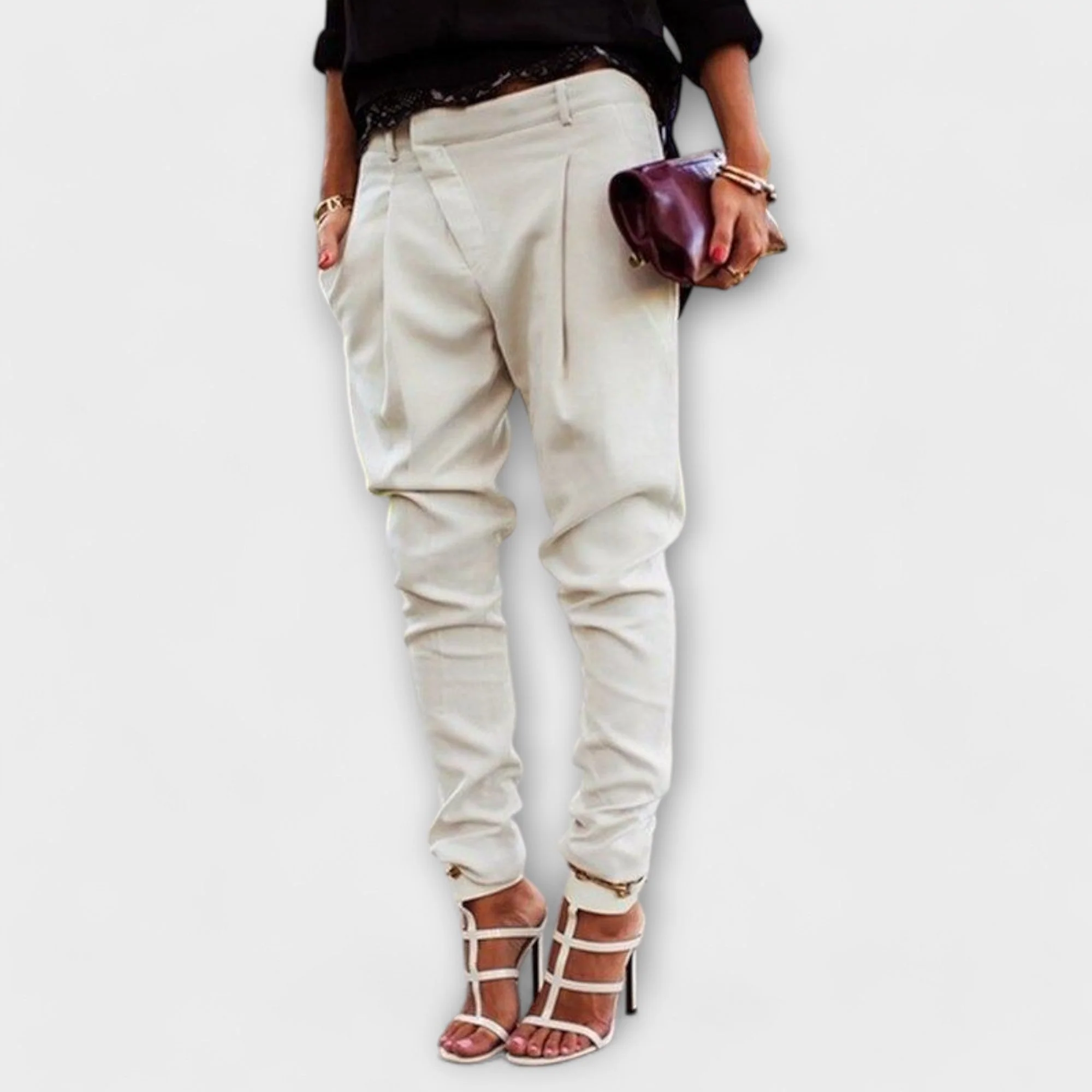Mira – Elegant High-Waisted Pants