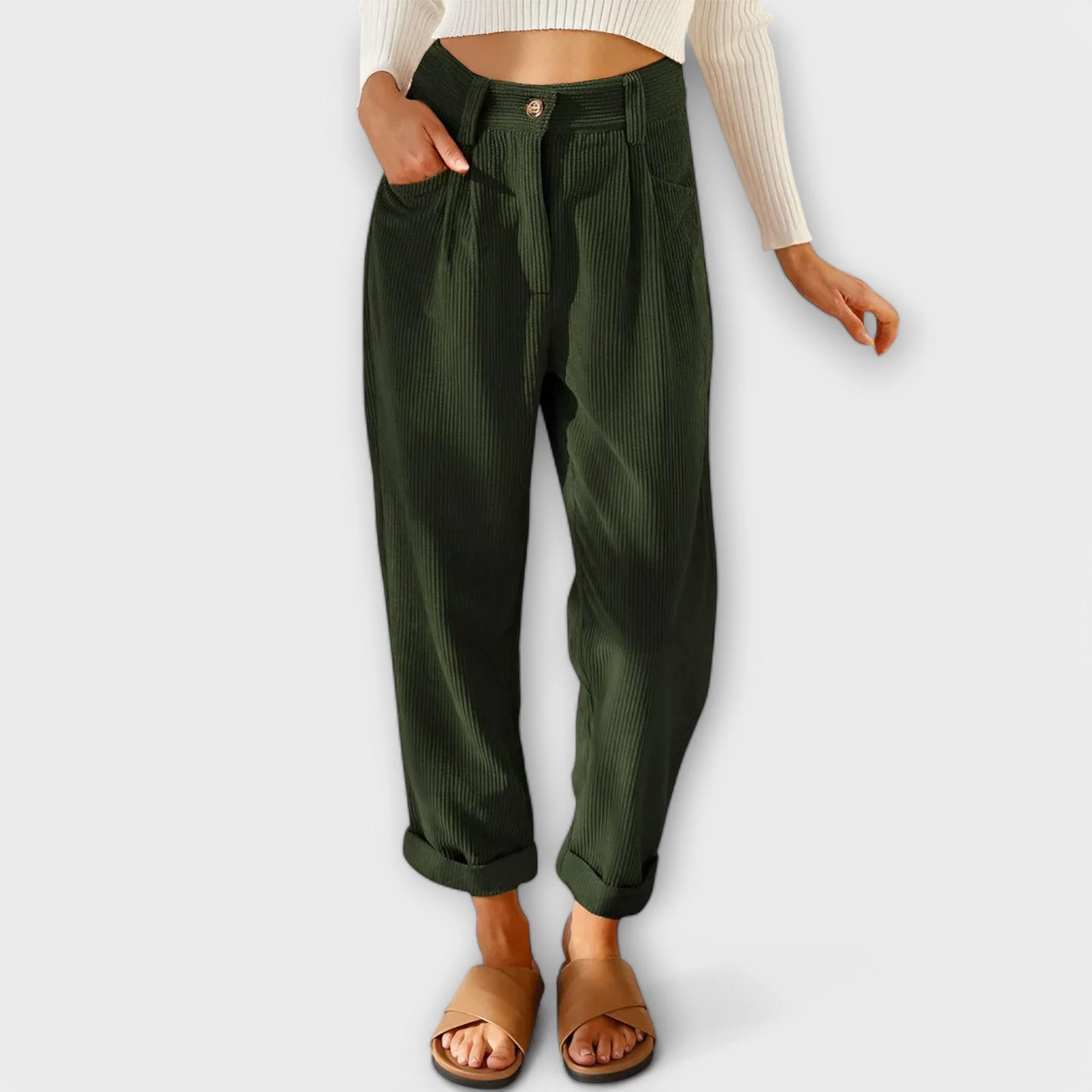 Jana – Modern Velvet Pants