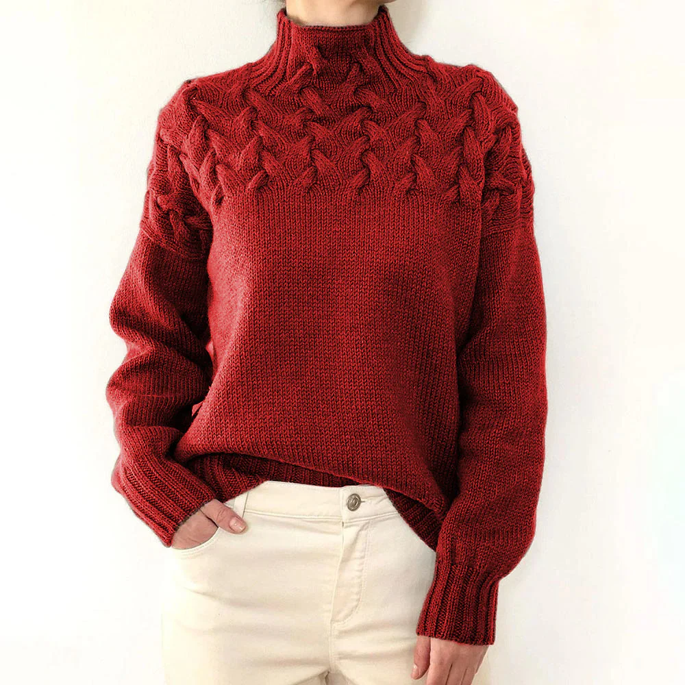 Elena | Warm Knitted Turtleneck