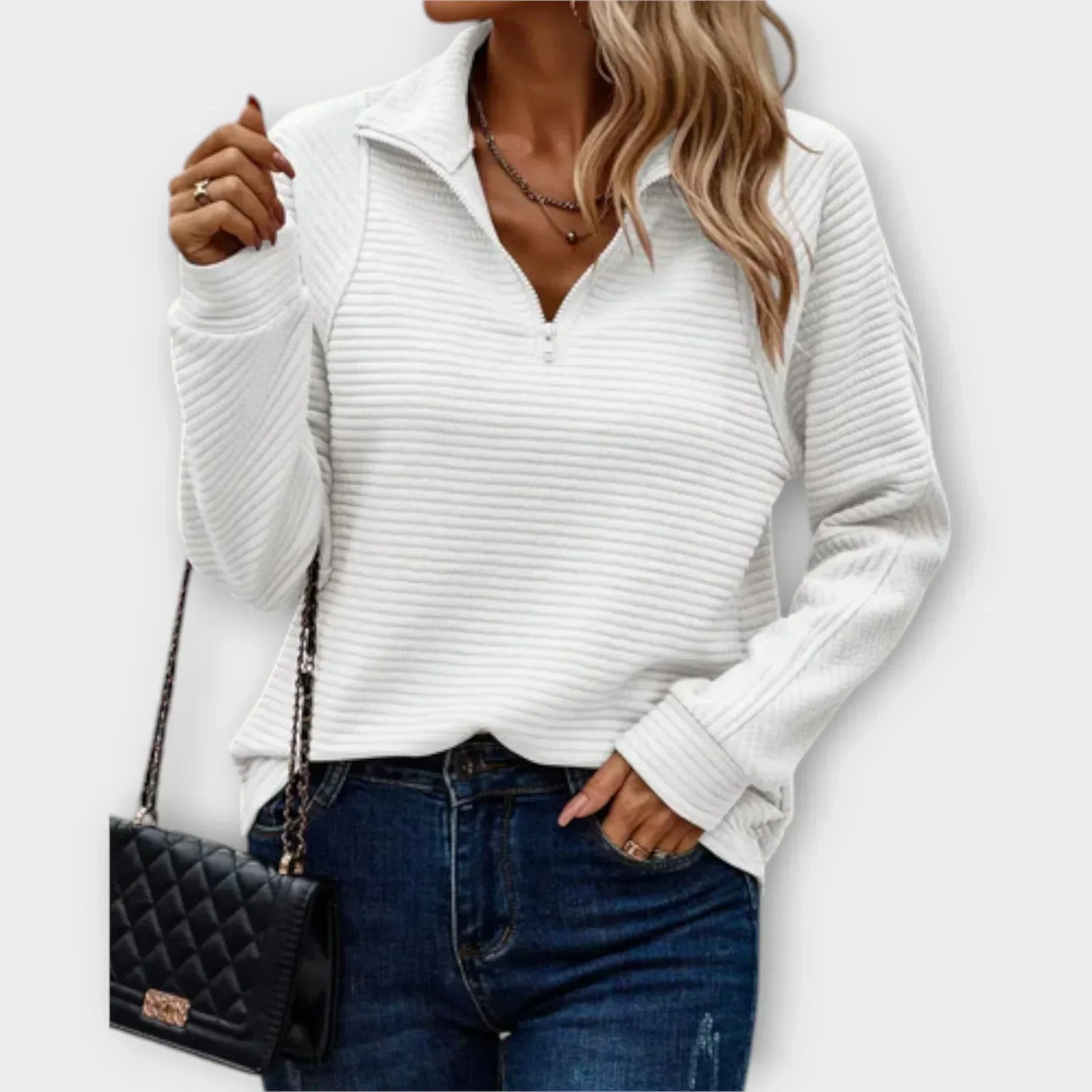 Olivia | Half-Zip Pullover