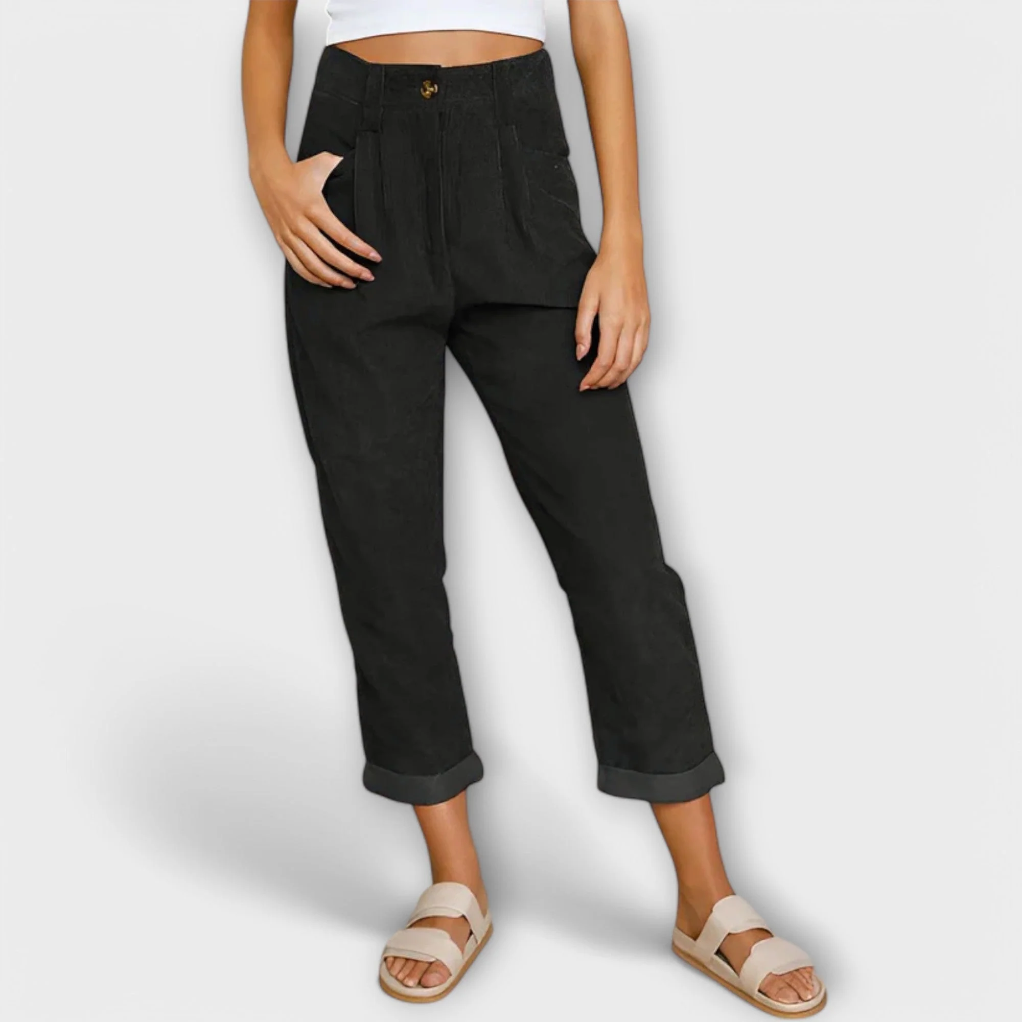 Jana – Modern Velvet Pants