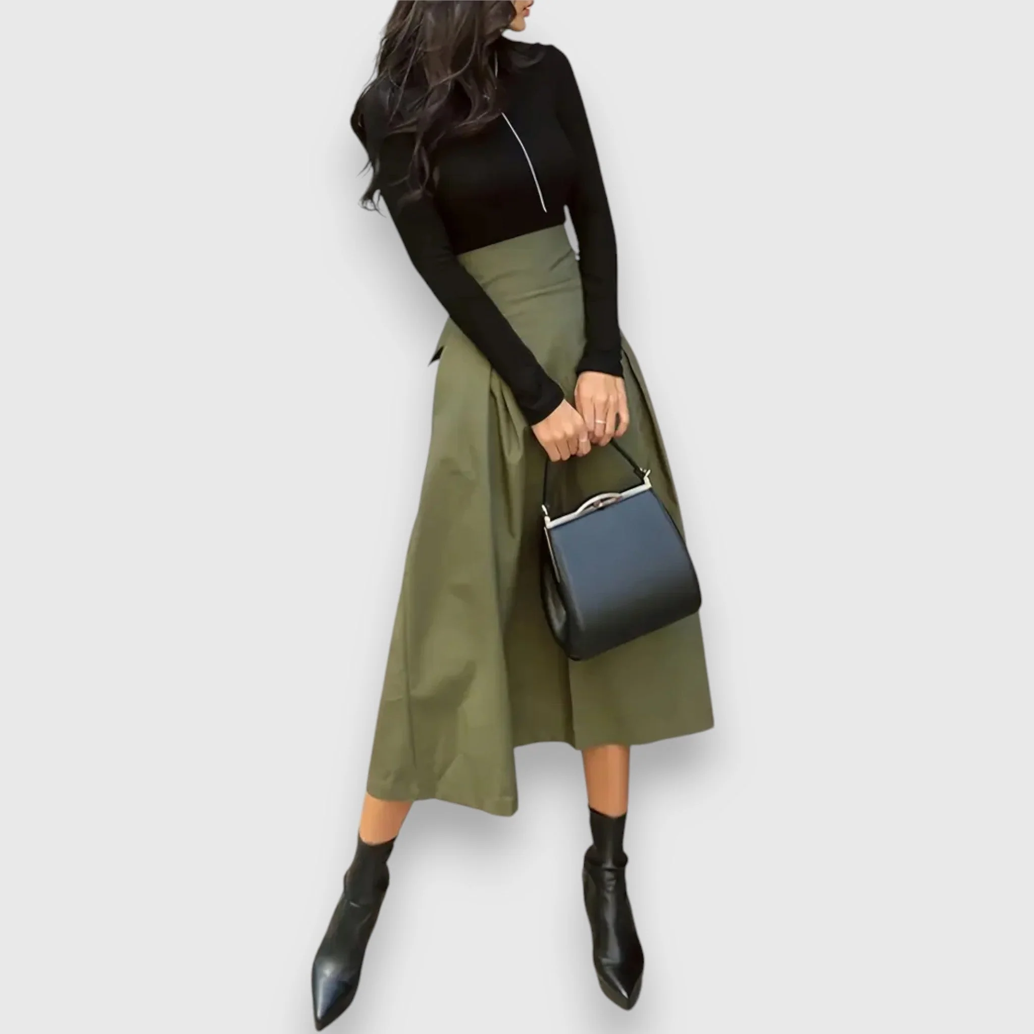 Elina – Elegant Midi Skirt