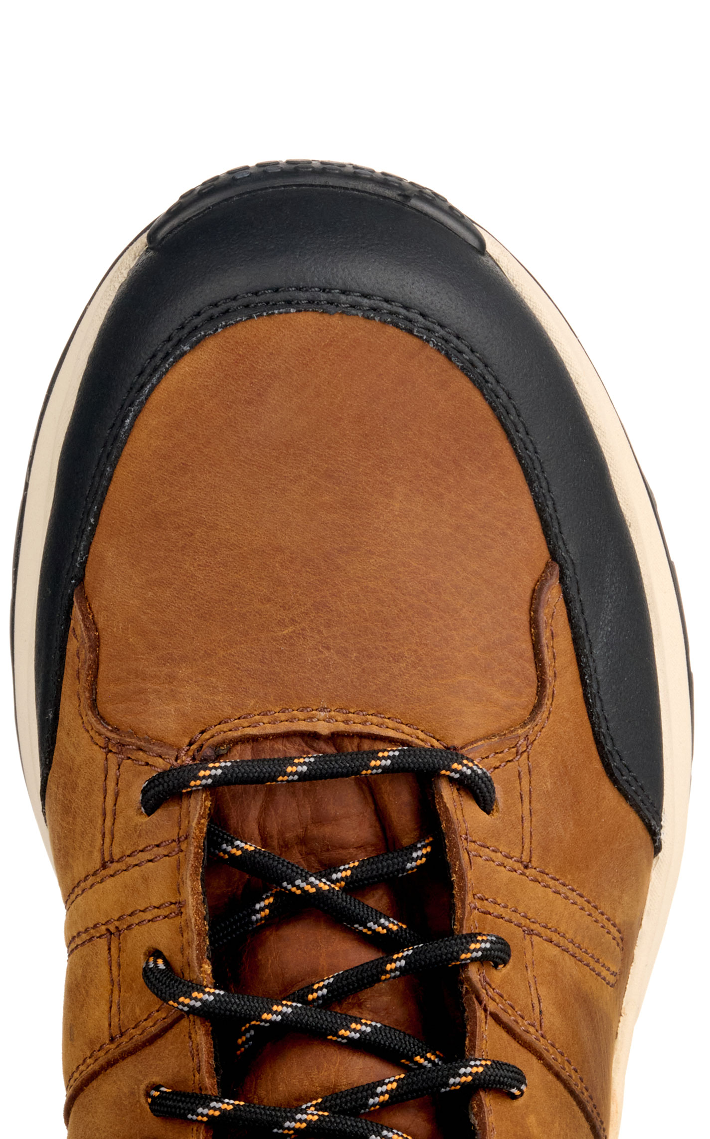 Ariat Men’s Outpace Shift Natural Brown Waterproof Round Composite Toe Work Boots - Image 1