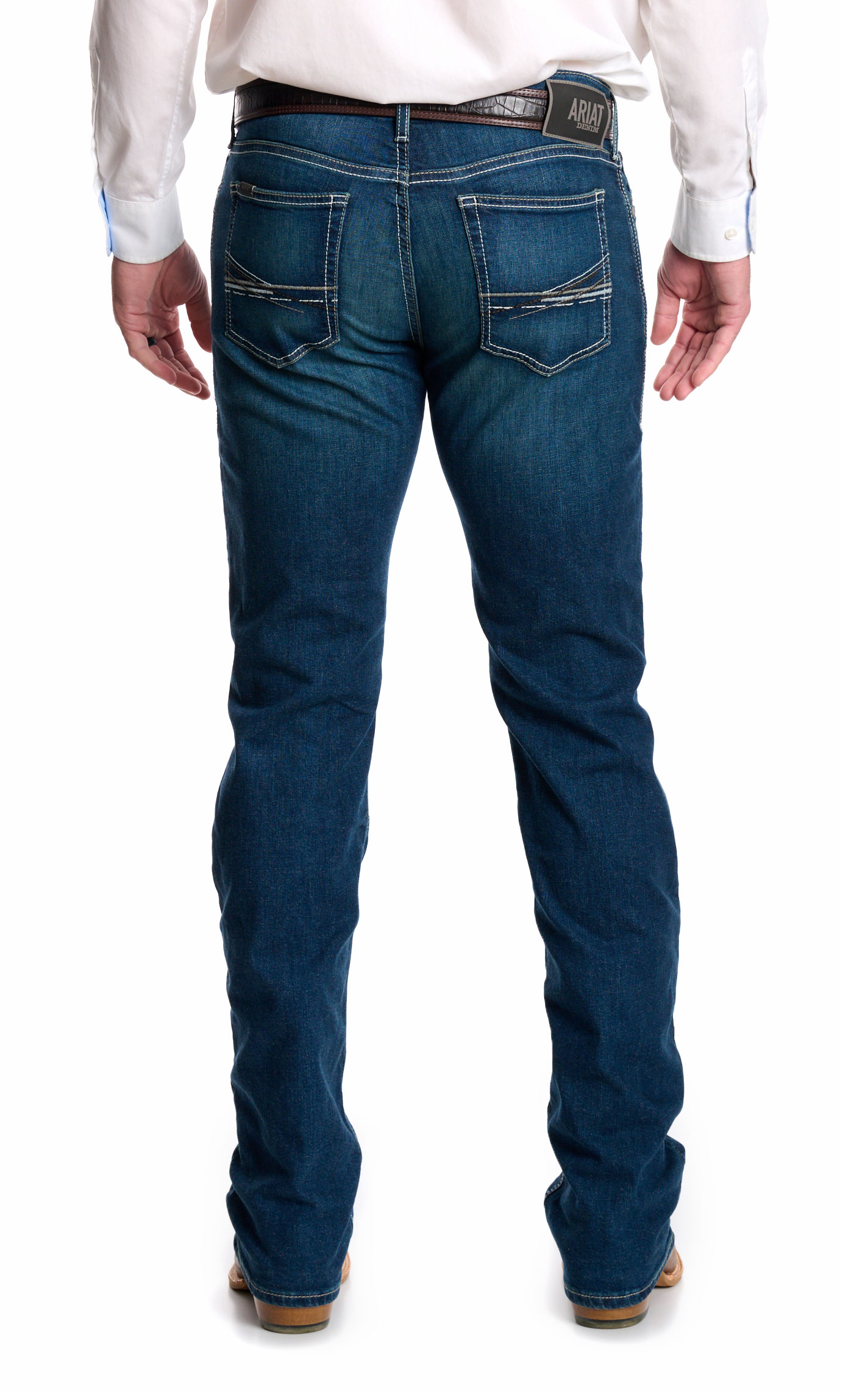 Ariat Men's Dylan Randolph M7 Dark Wash Straight Leg Jeans - Image 1