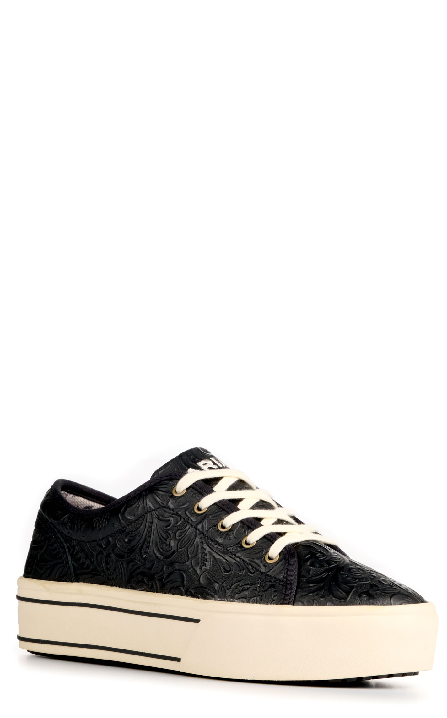 Ariat Women's Skylar Black Floral Embossed Round Toe Casual Shoe - Image 1