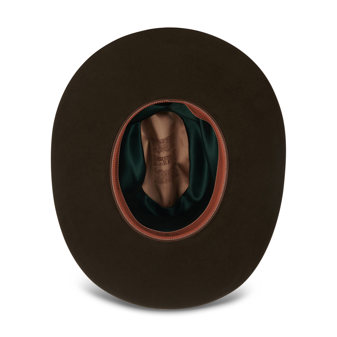 Resistol Midnight Sage 6X Cattleman Crown Felt Cowboy Hat - Image 1