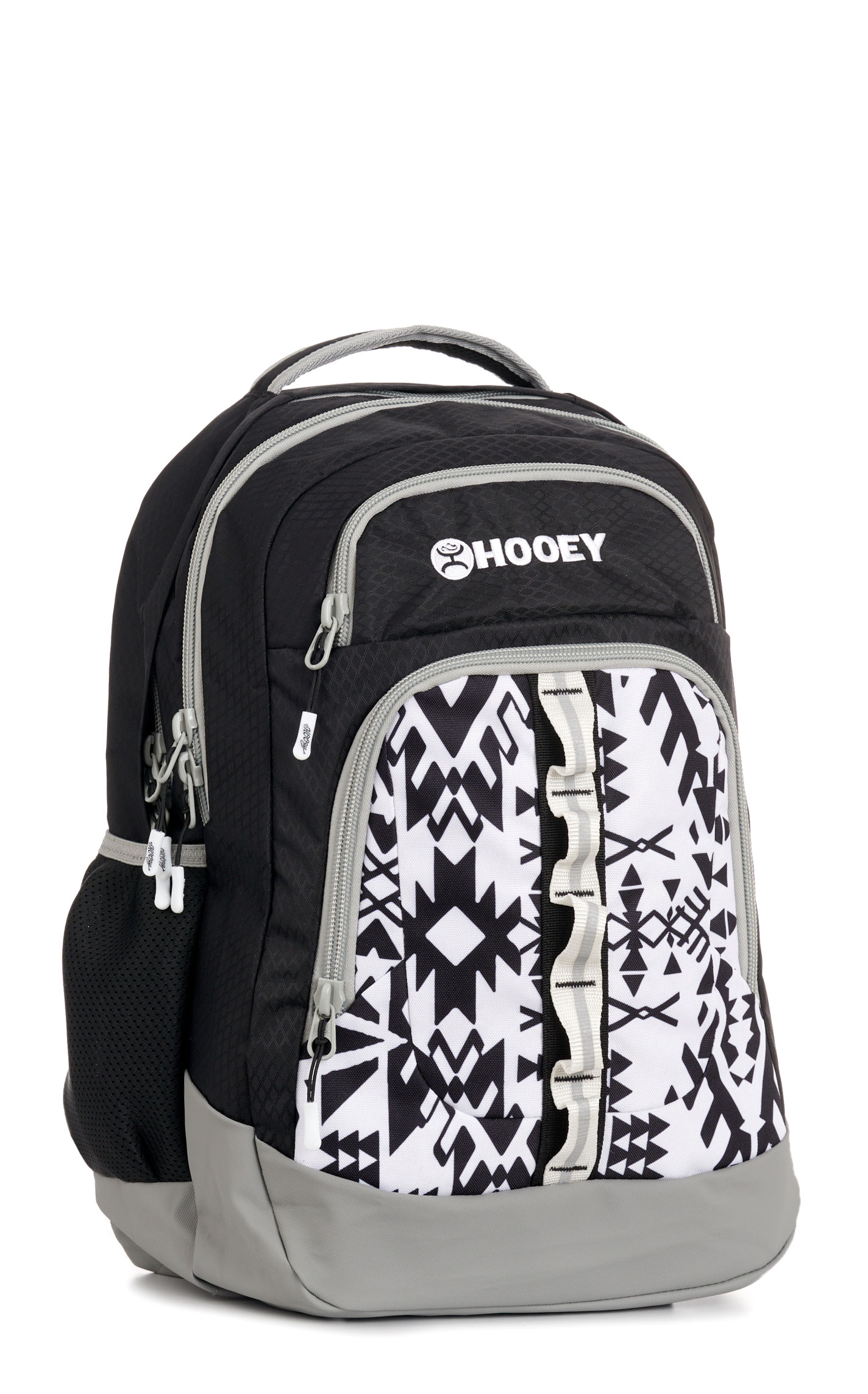 Hooey Ox Black & Gray Aztec Print Backpack - Image 1