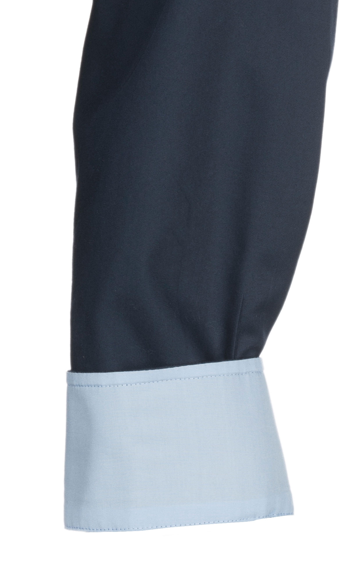 Ariat Men's Solid Navy Wrinkle Free Long Sleeve Western Shirt - Image 1