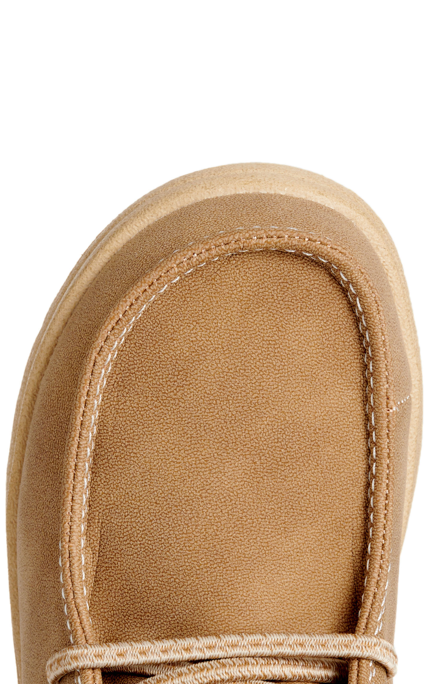 Hey Dude Toddler Boy's Paul Chestnut Leather Lace Moc Toe Shoes - Image 1