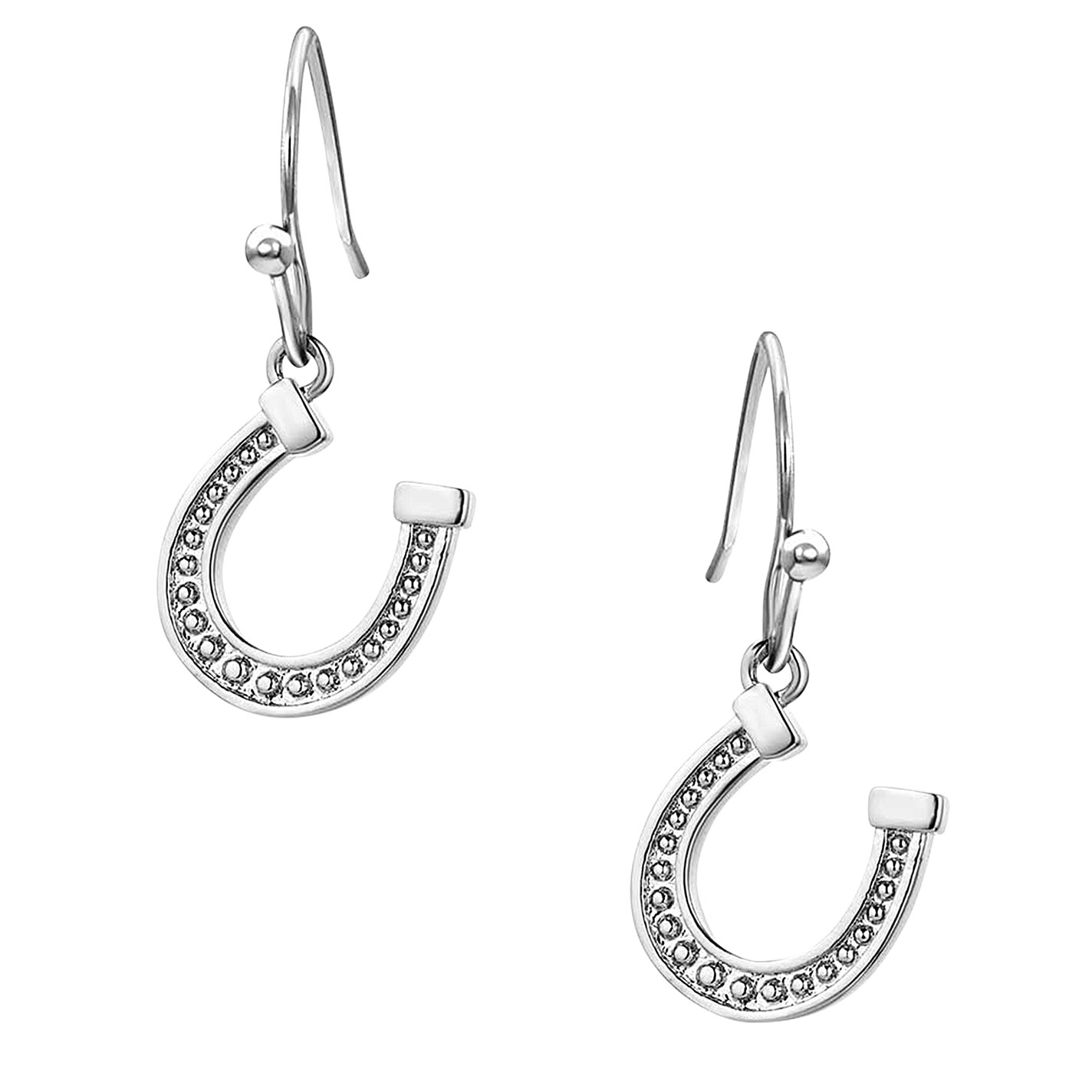Montana Silversmith Silver Delicate Horseshoe Earrings - Image 1