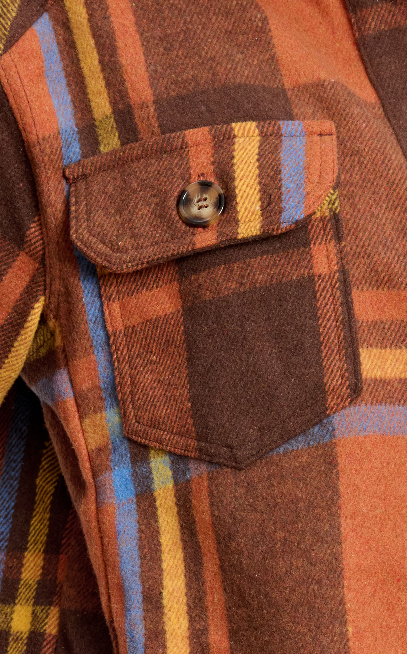 Dictionary Women's Cinnamon Autumn Plaid Flannel Shacket - Image 1