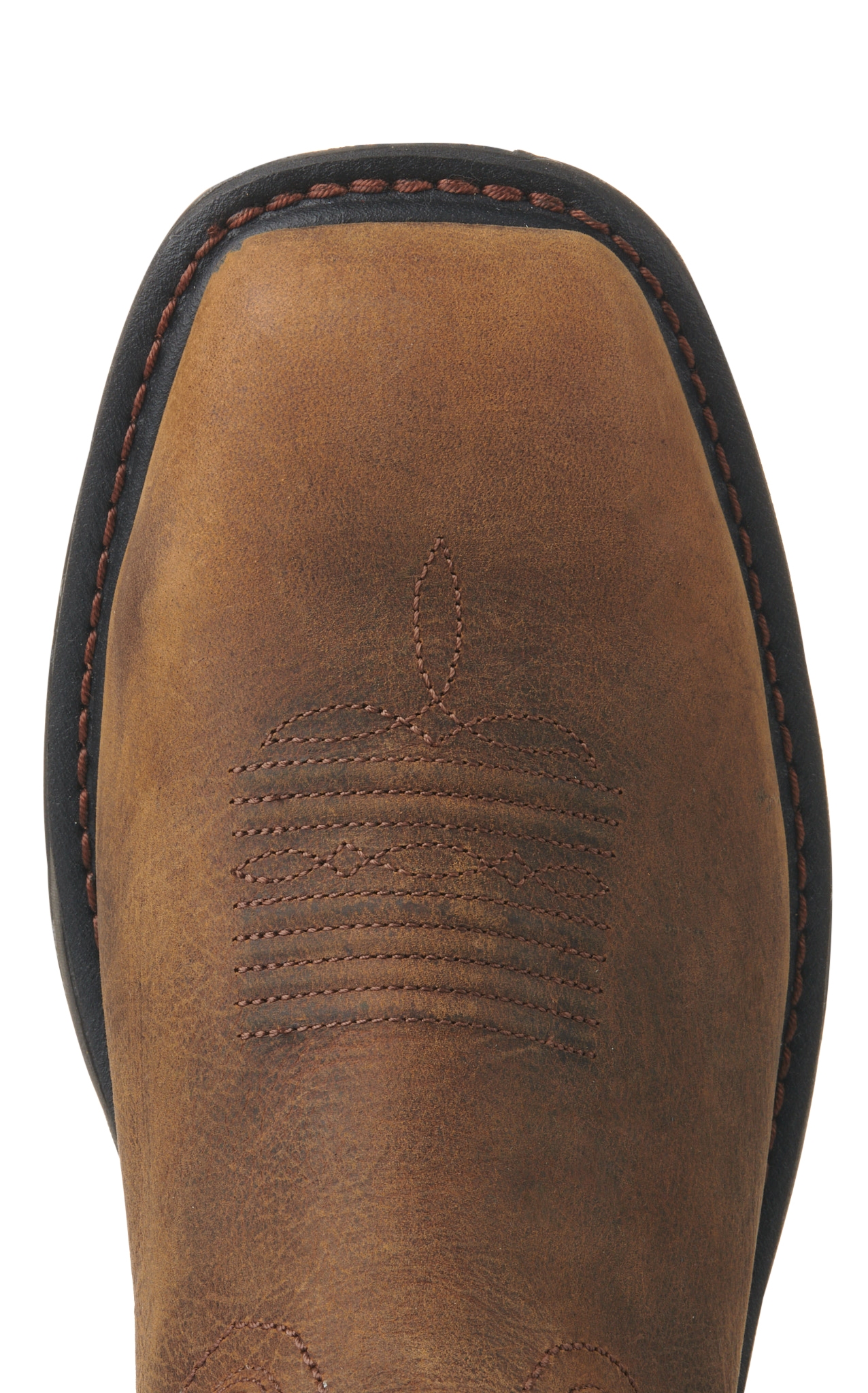 Ariat Men's WorkHog XT Rye Brown and Storm VentTEK Waterproof Square Carbon Toe Work Boot - Image 1
