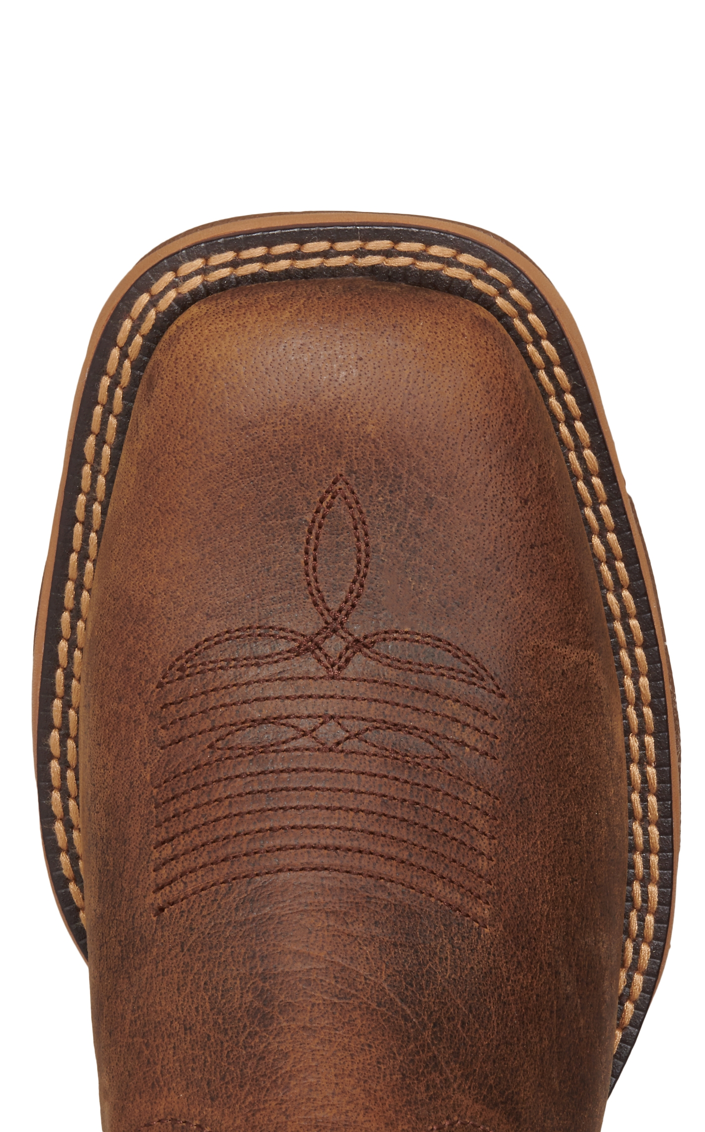 Tony Lama Men's Lopez Rasp Brown Square Toe Work Boots - Image 1