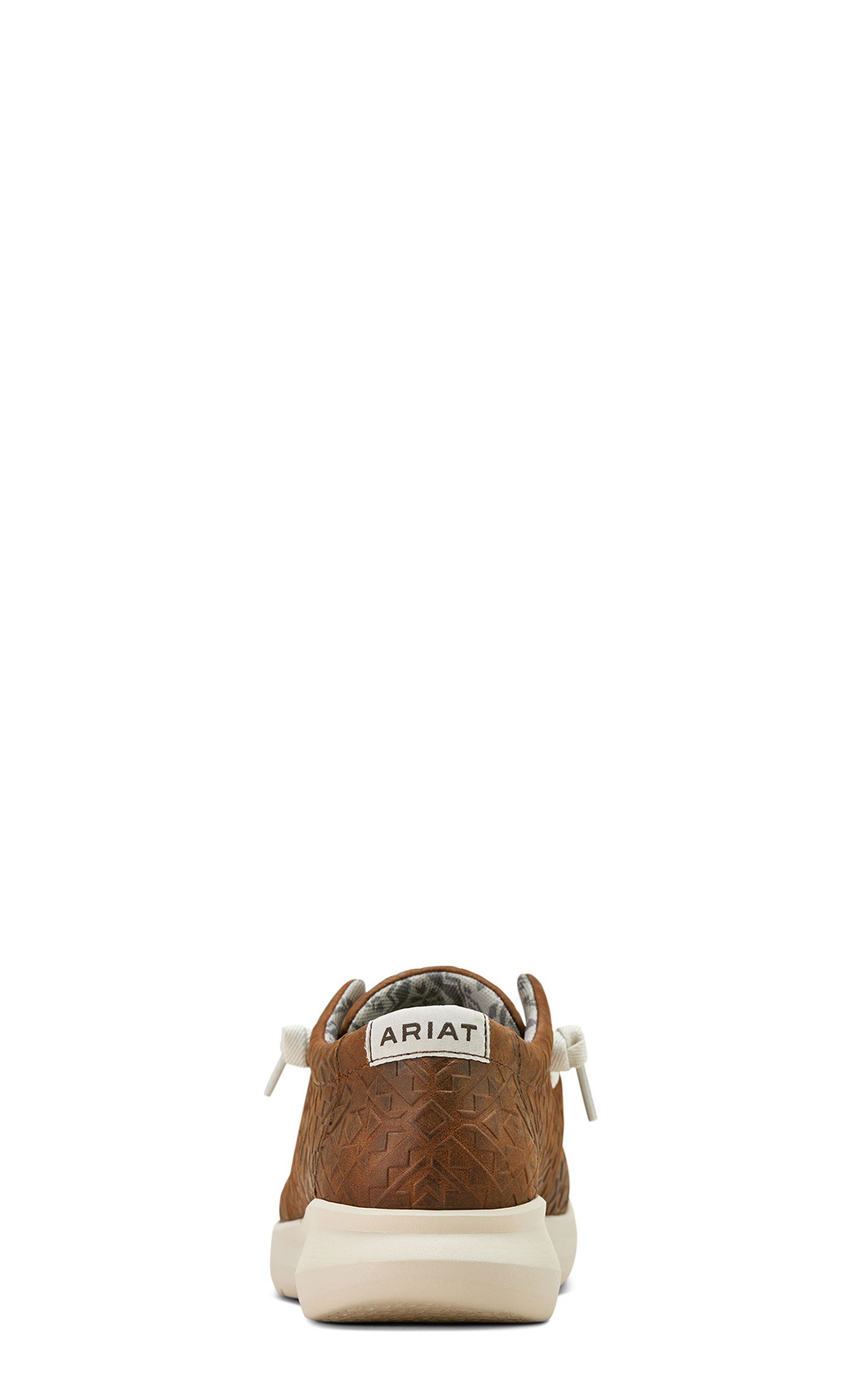Ariat Men's Coffee Aztec Blanket Embossed Hilo Moc Toe Casual Shoes - Image 1