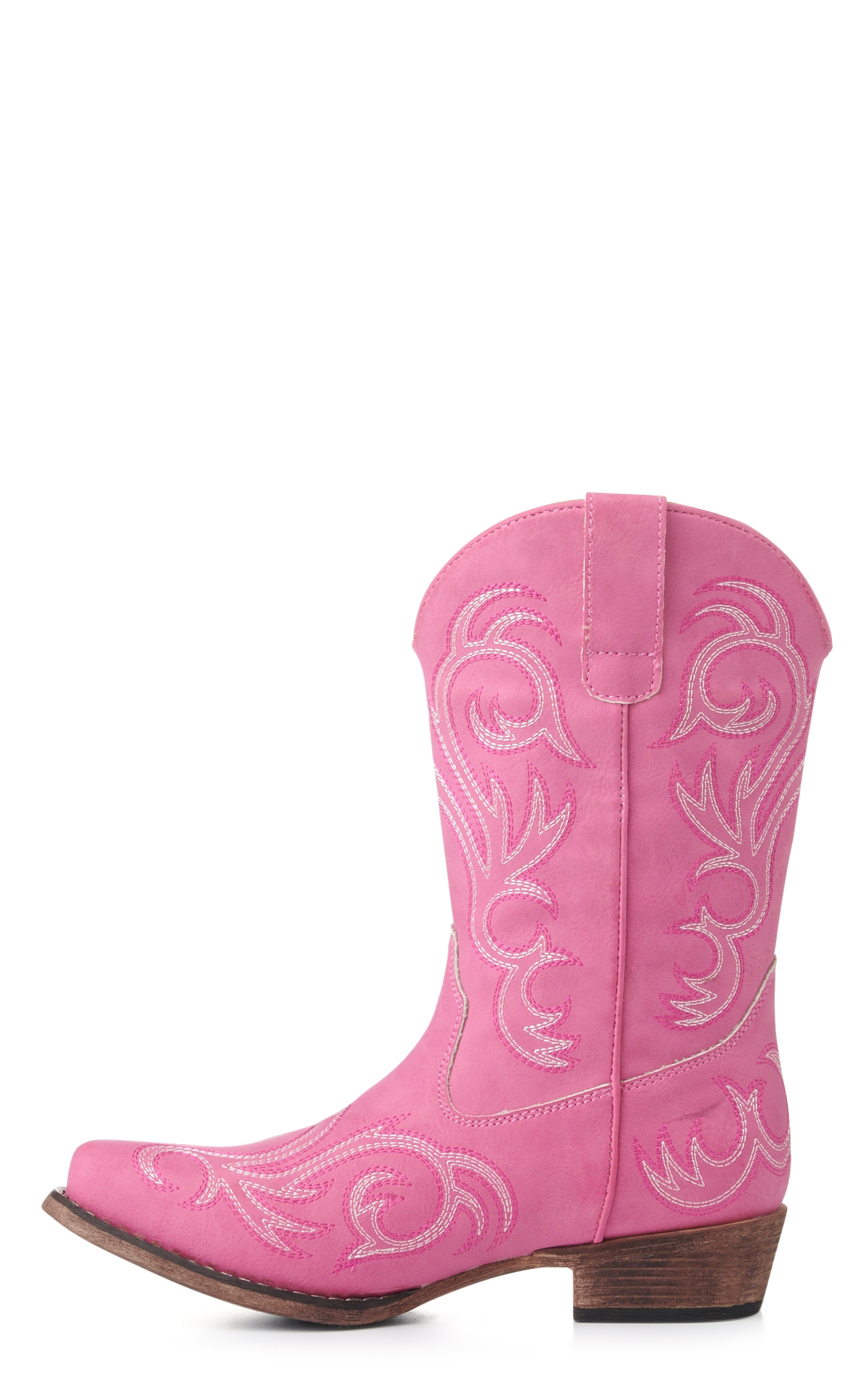 Roper Kids' Pink Snip Toe Cowboy Boots - Image 1