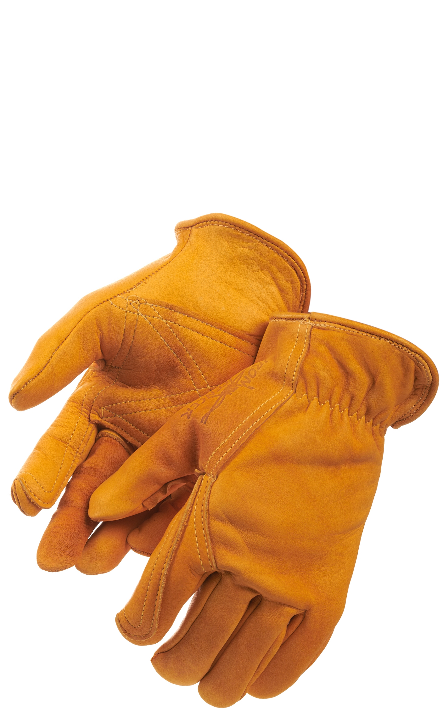 Golden Stag Double Palmed Cowhide Leather Work Gloves - Image 1
