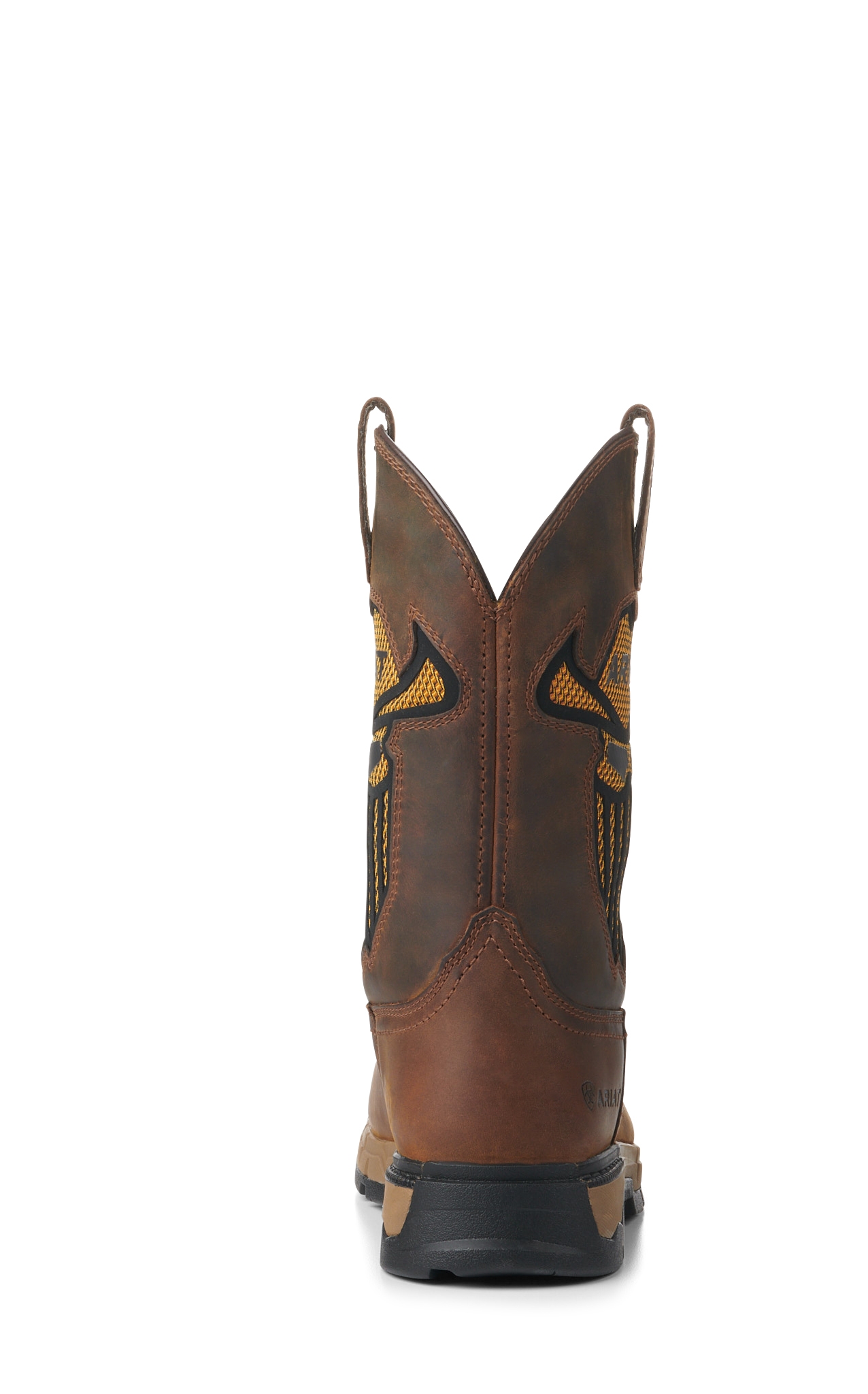 Ariat Men's Rebar Flex Cognac with Incognito Skull VentTEK Work Boot - Image 1