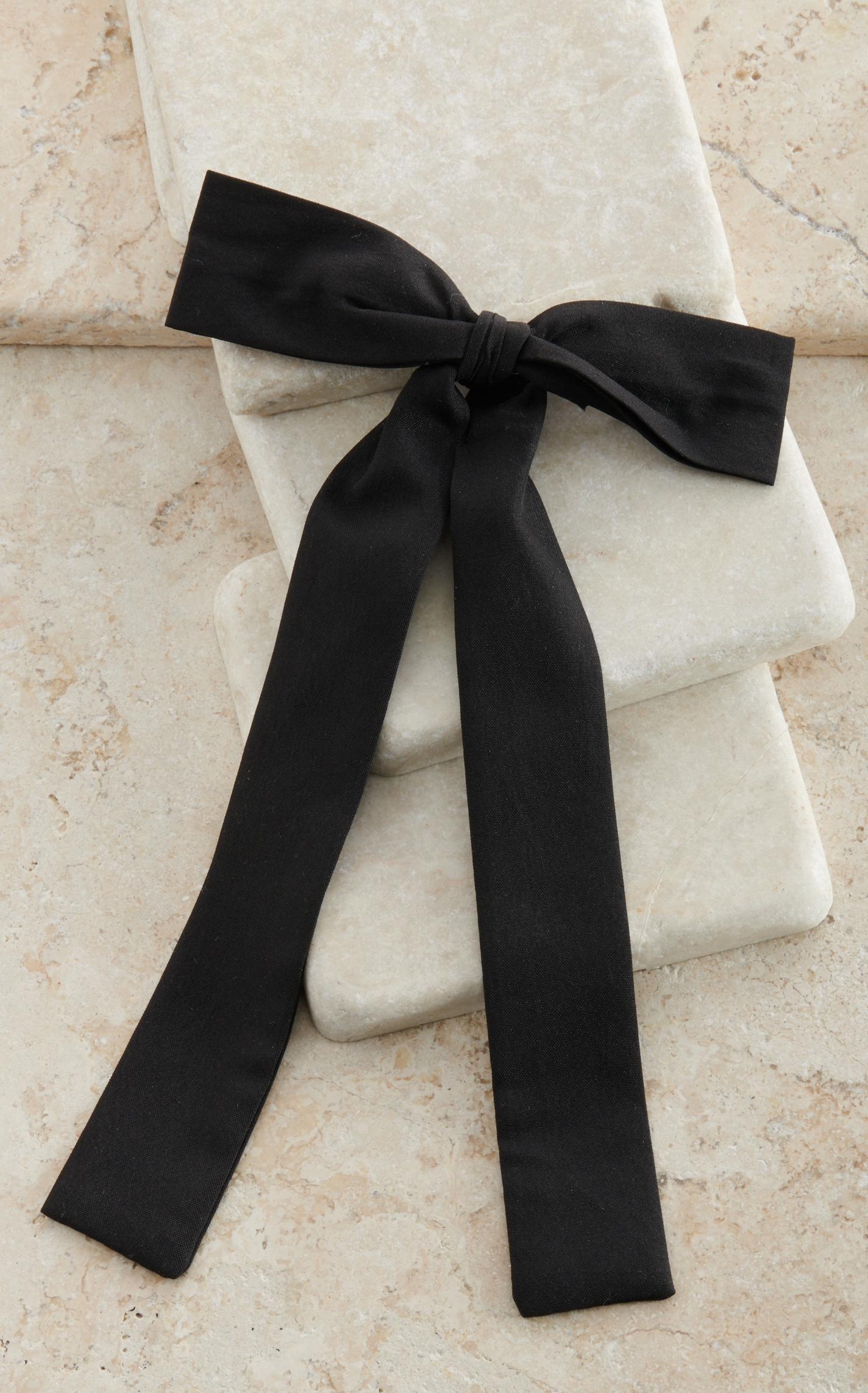 M&F Colonel Clip-On Tie - Black - Image 1