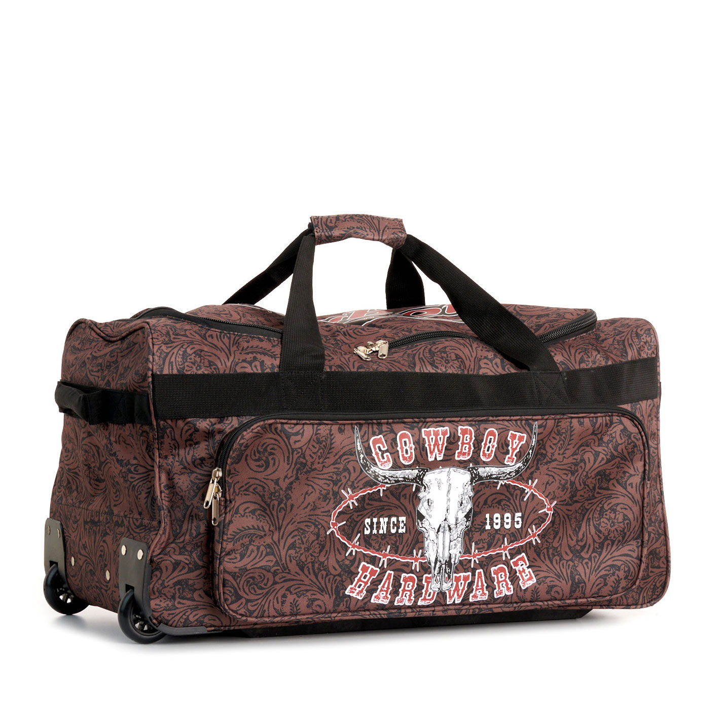 Cowboy Hardware Brown Floral Tooled Print 26\