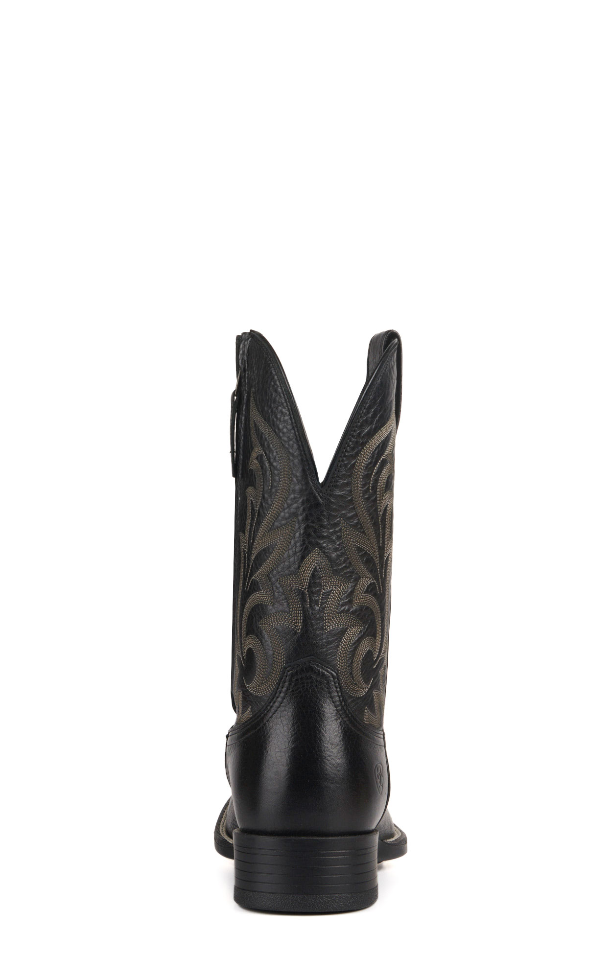 Ariat Mens Slim Zip Ultra Black Bantamweight Wide Square Toe Cowboy Boots - Image 1
