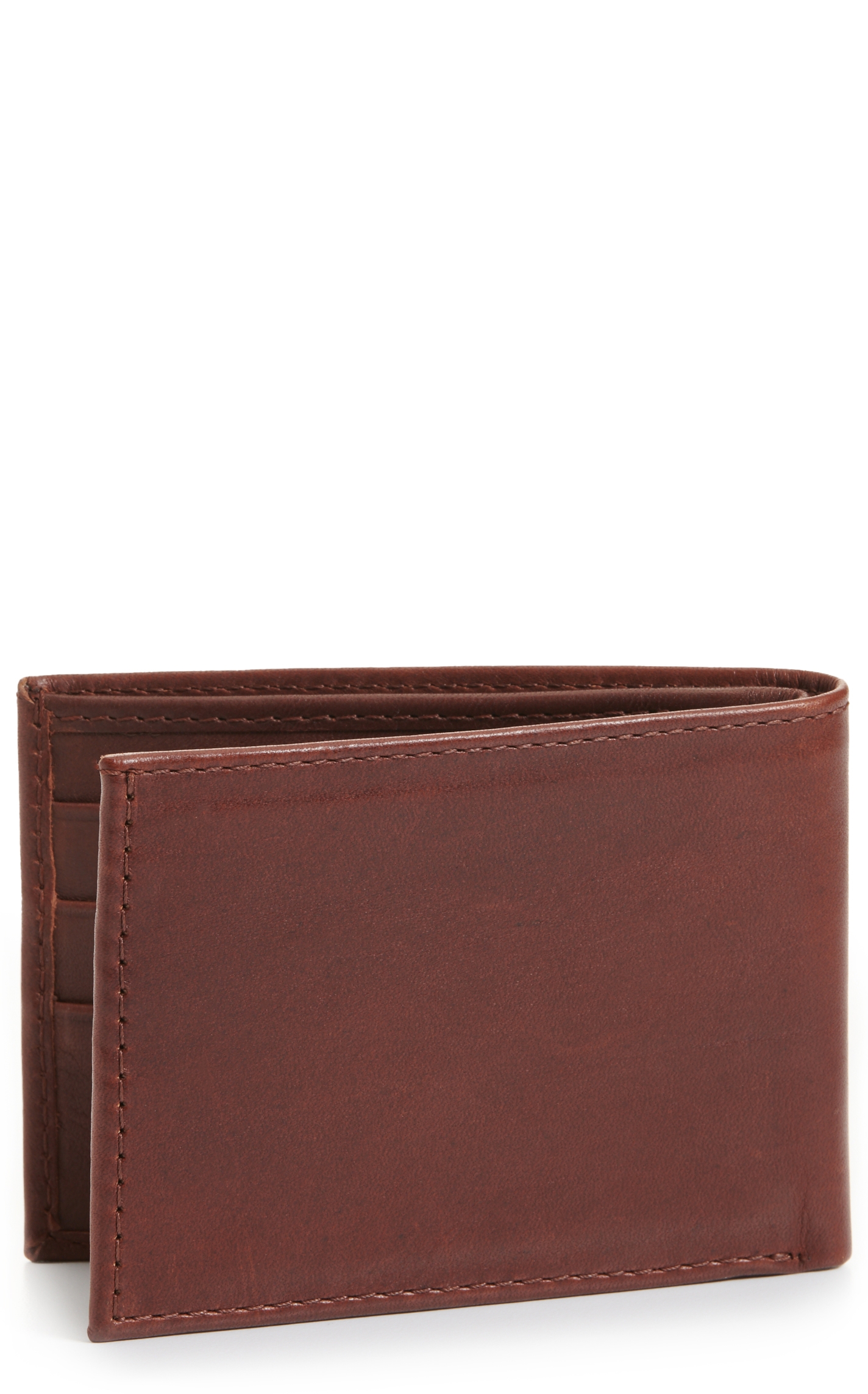 JRC & Sons Men's Tan Ranch Hand Leather Bifold Wallet - Image 1