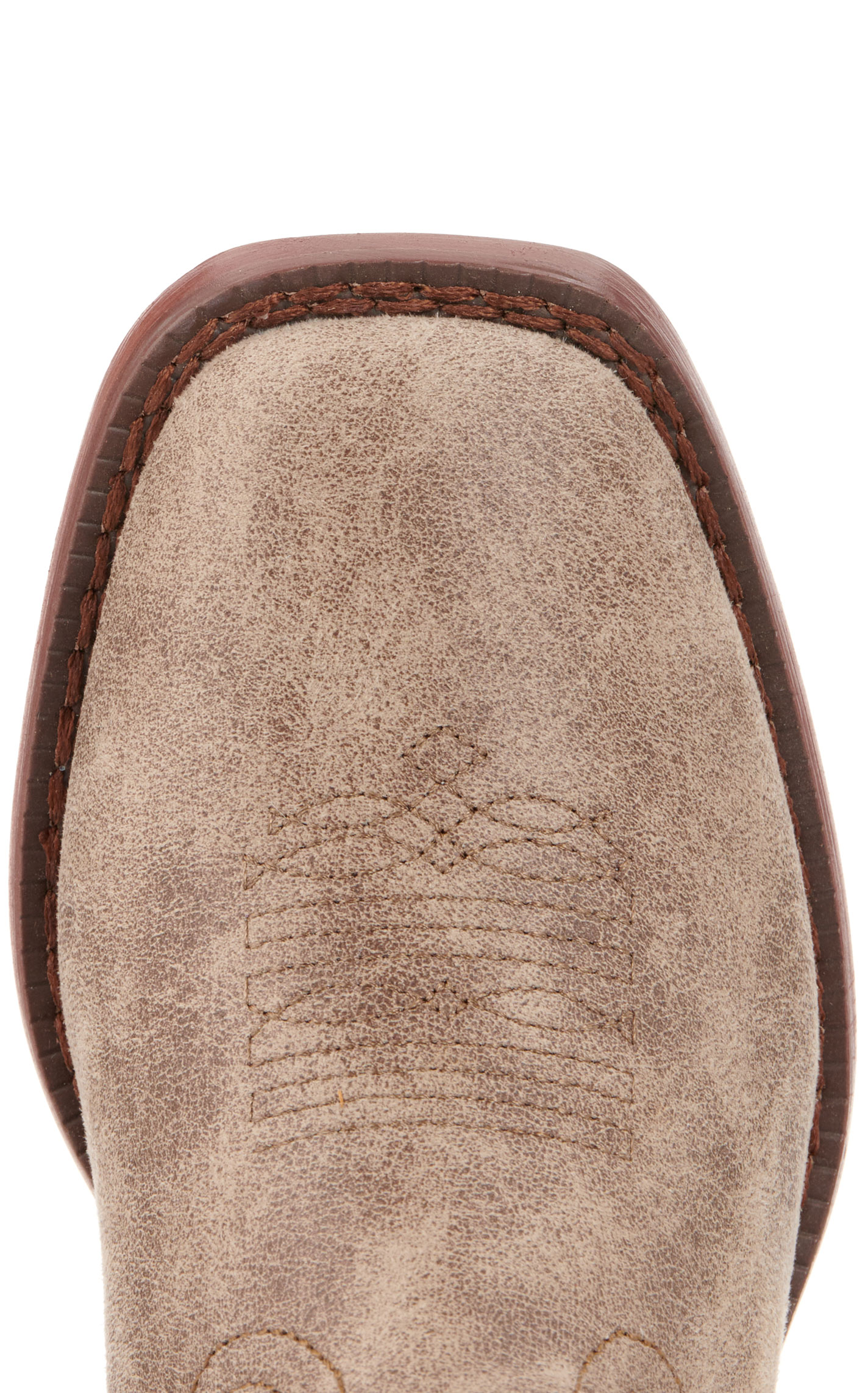 Roper Big Kids’ Brown Eastwood Faux Leather Square Toe Cowboy Boots - Image 1