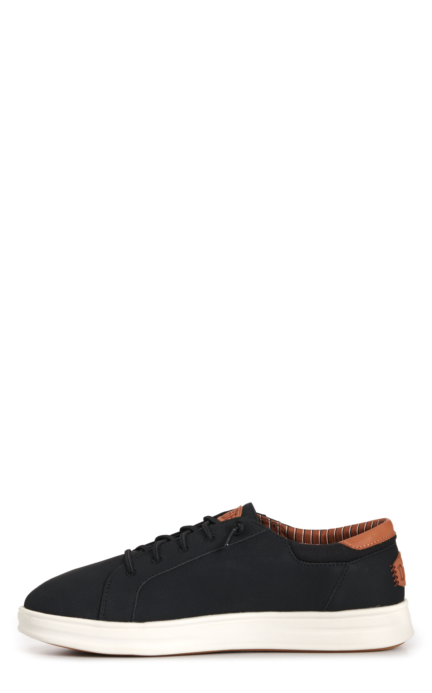 Hey Dude Men's Paul Black & White Round Toe Casual Shoes - Image 1