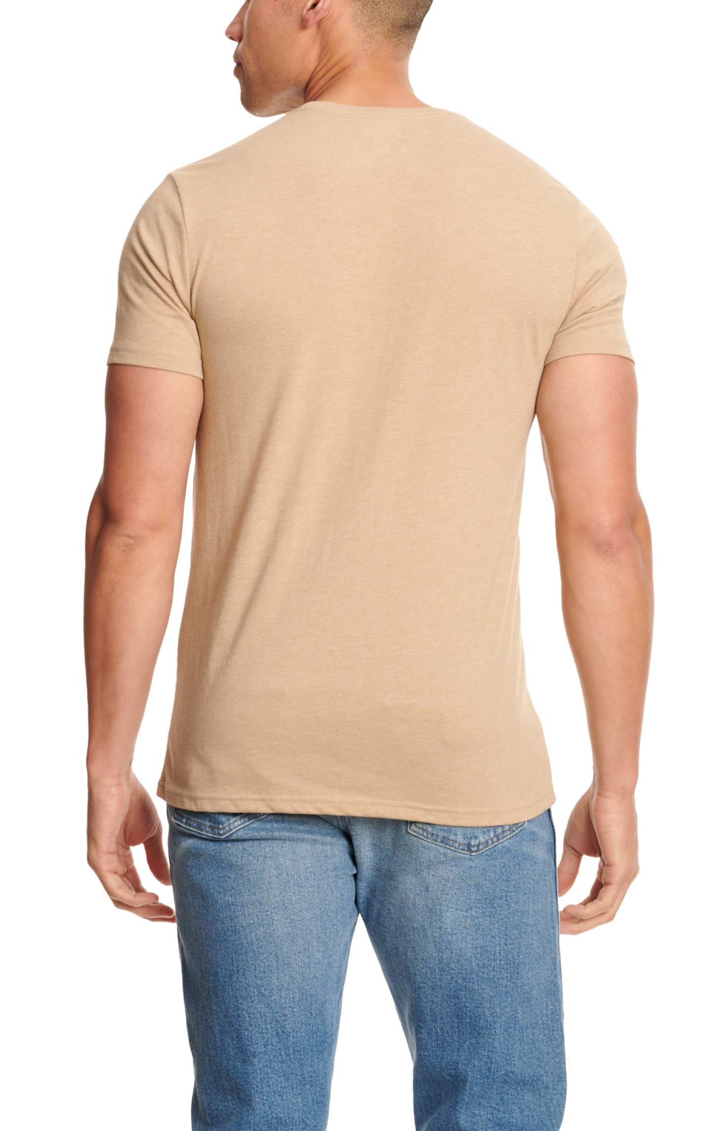 Wrangler Men's Caramel Latte & Logo Graphic Short Sleeve T-Shirt - Image 1
