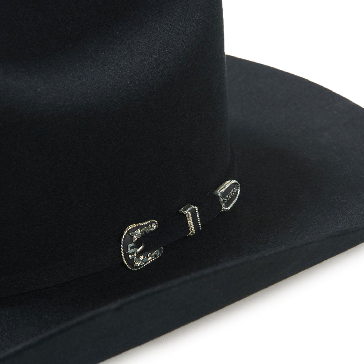 Stetson 6X Skyline Black Felt Cowboy Hat - Image 1