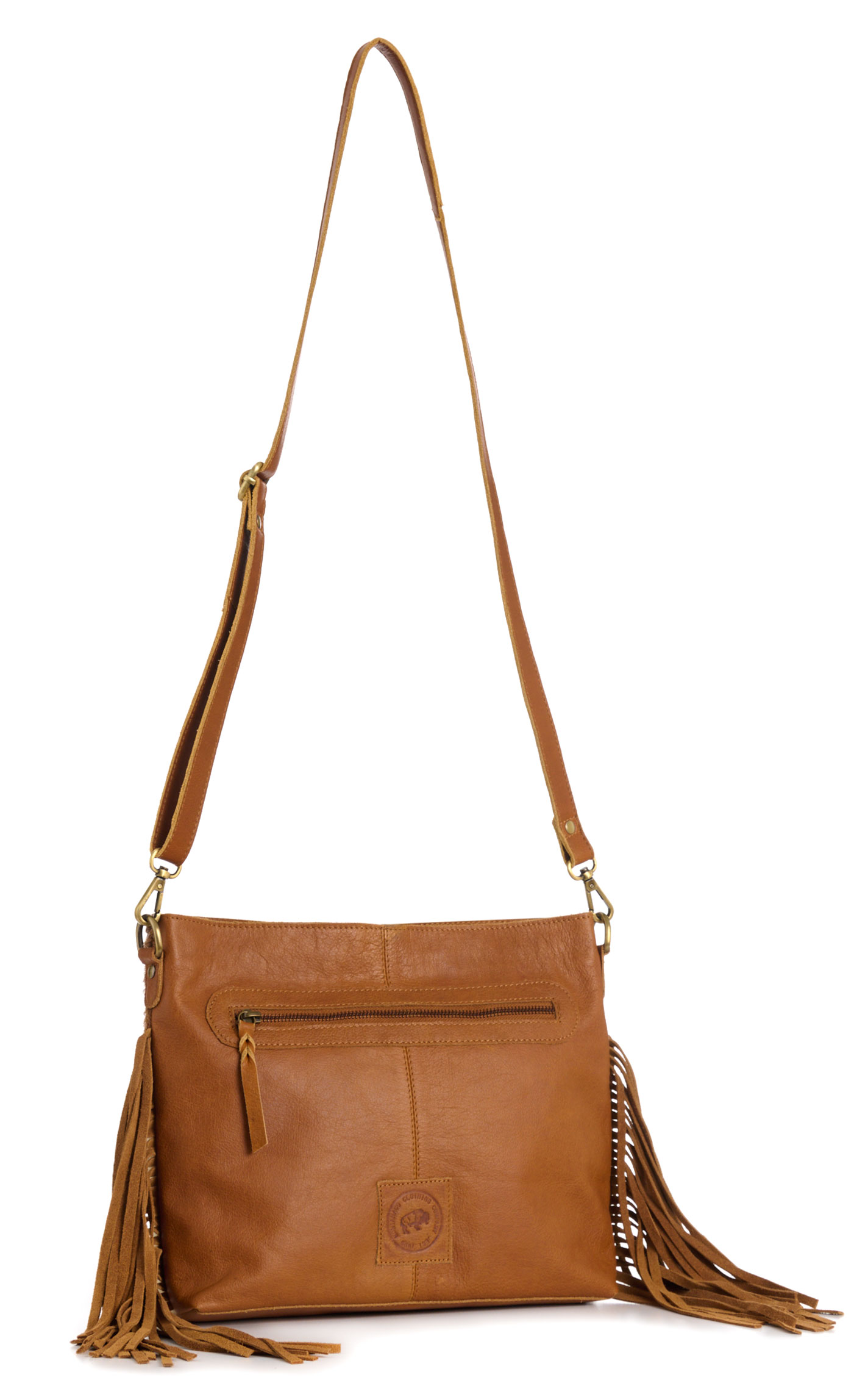 Montana Clothing Co. Cinnamon Hair on Hide Crossbody Bag - Image 1