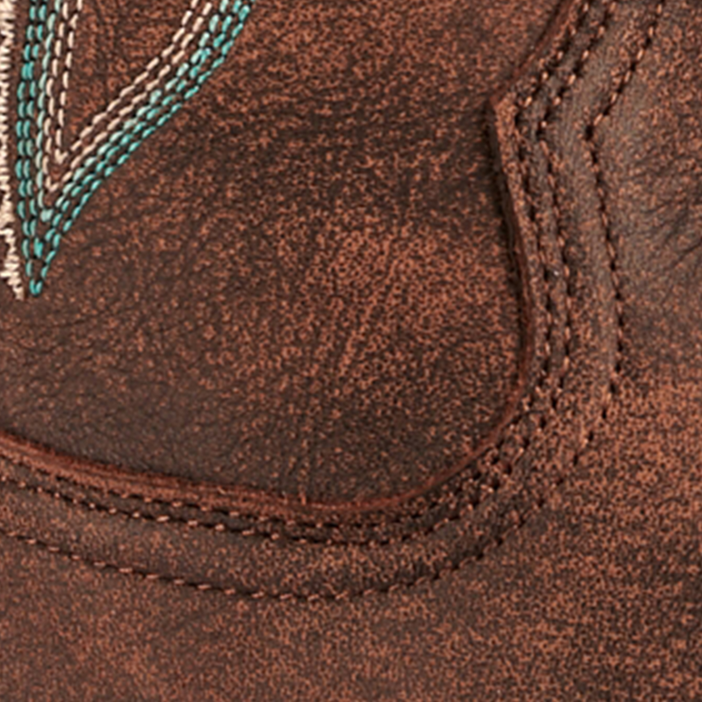 Ariat Women's PrimeTime Tack Room Brown Bantamweight Wide Square Toe Cowboy Boots - Image 1